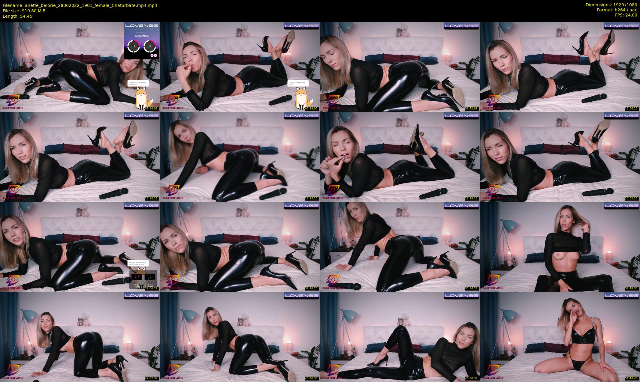 anette_belorie — 55 minute Chaturbate female cam show recording, 1080p, Jun 28, 2022