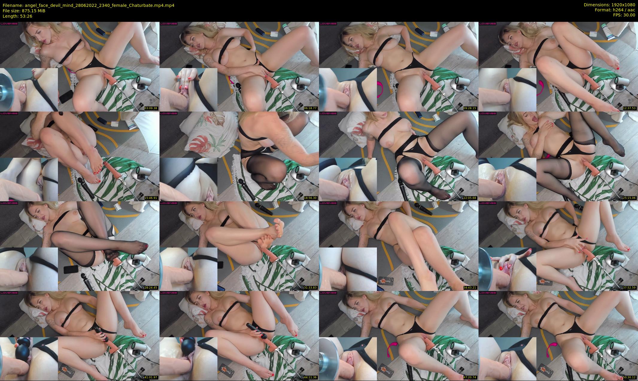 angel_face_devil_mind — 54 minute Chaturbate female cam show recording, 1080p, Jun 28, 2022
