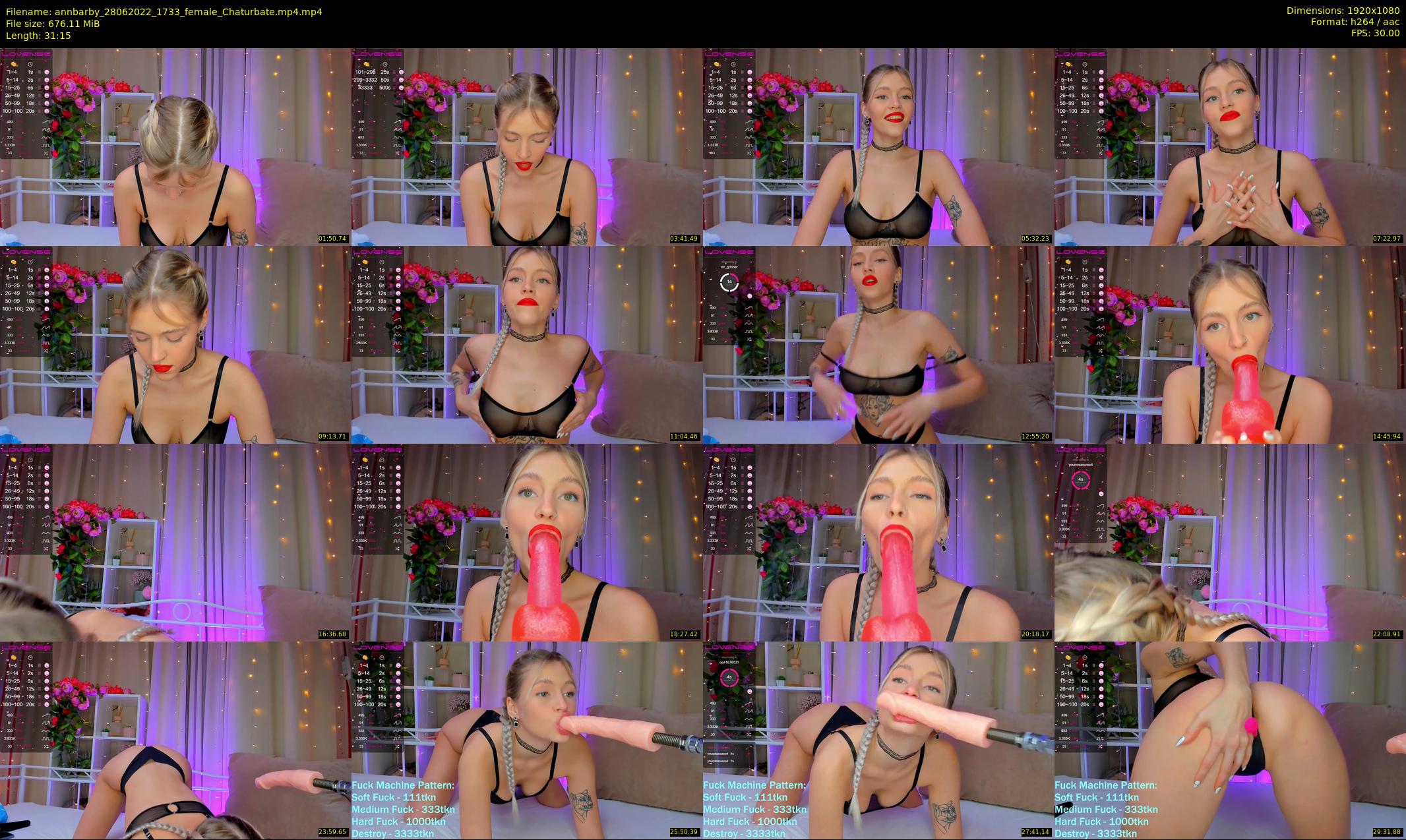 annbarby — 32 minute Chaturbate female cam show recording, 1080p, Jun 28, 2022