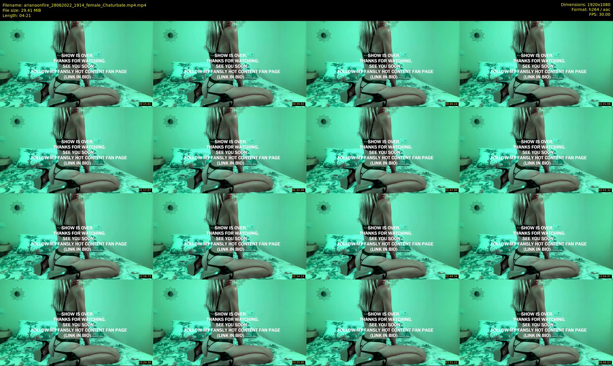 arianaonfire — 5 minute Chaturbate couple cam show recording, 1080p, Jun 28, 2022