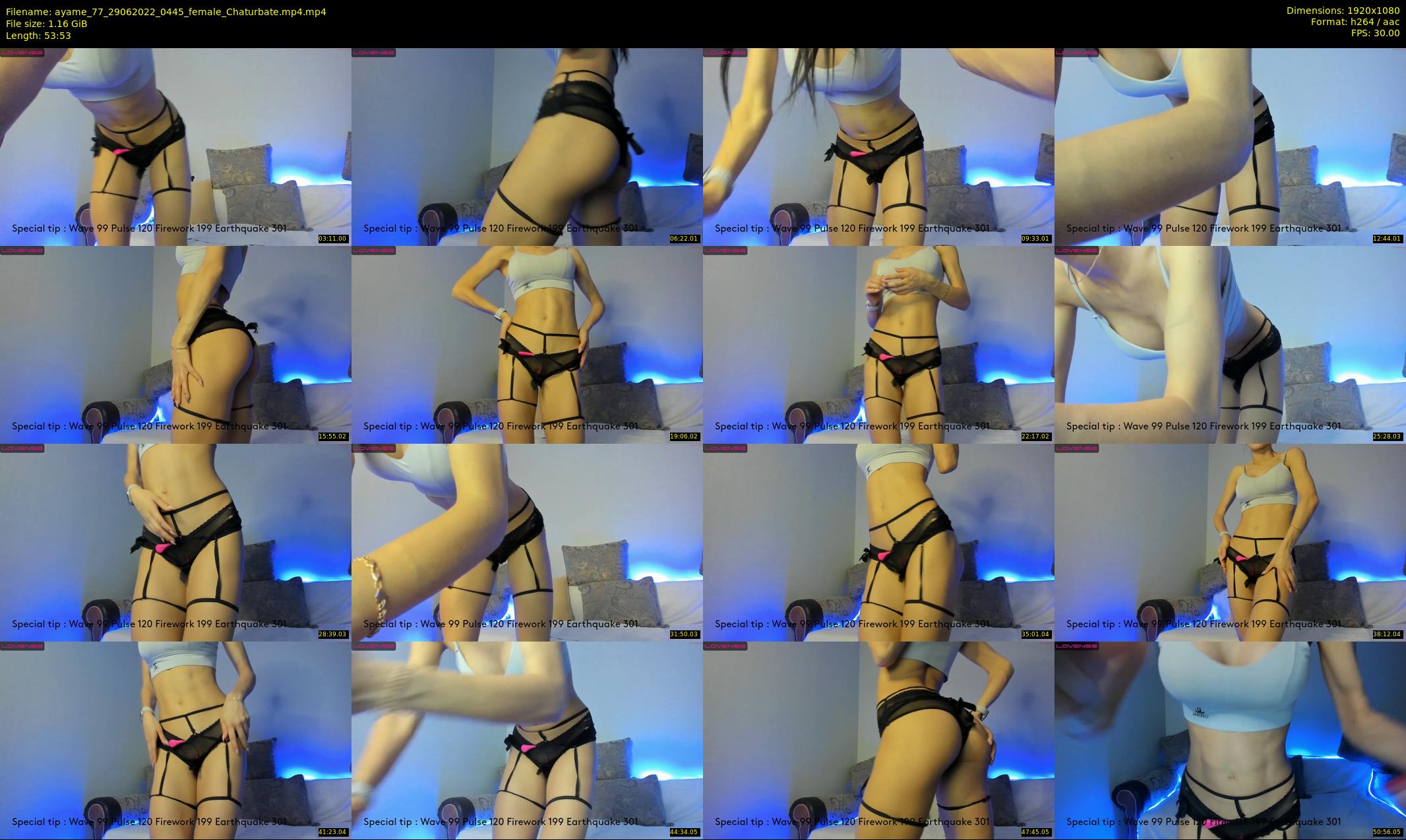 ayame_77 — 54 minute Chaturbate female cam show recording, 1080p, Jun 29, 2022