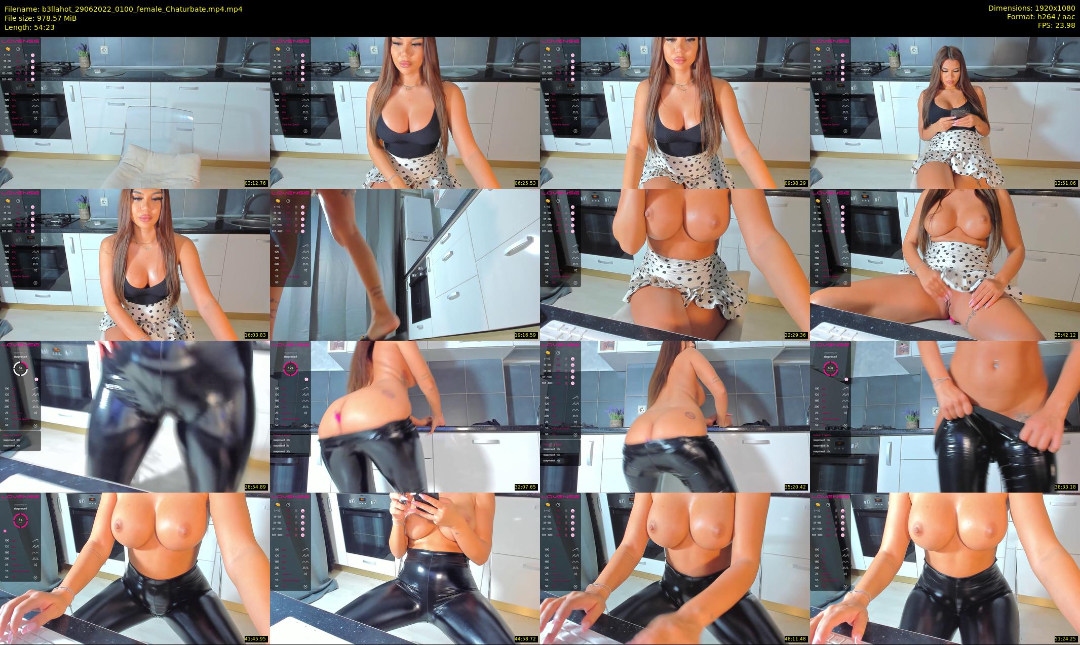 b3llahot — 55 minute Chaturbate female cam show recording, 1080p, Jun 29, 2022