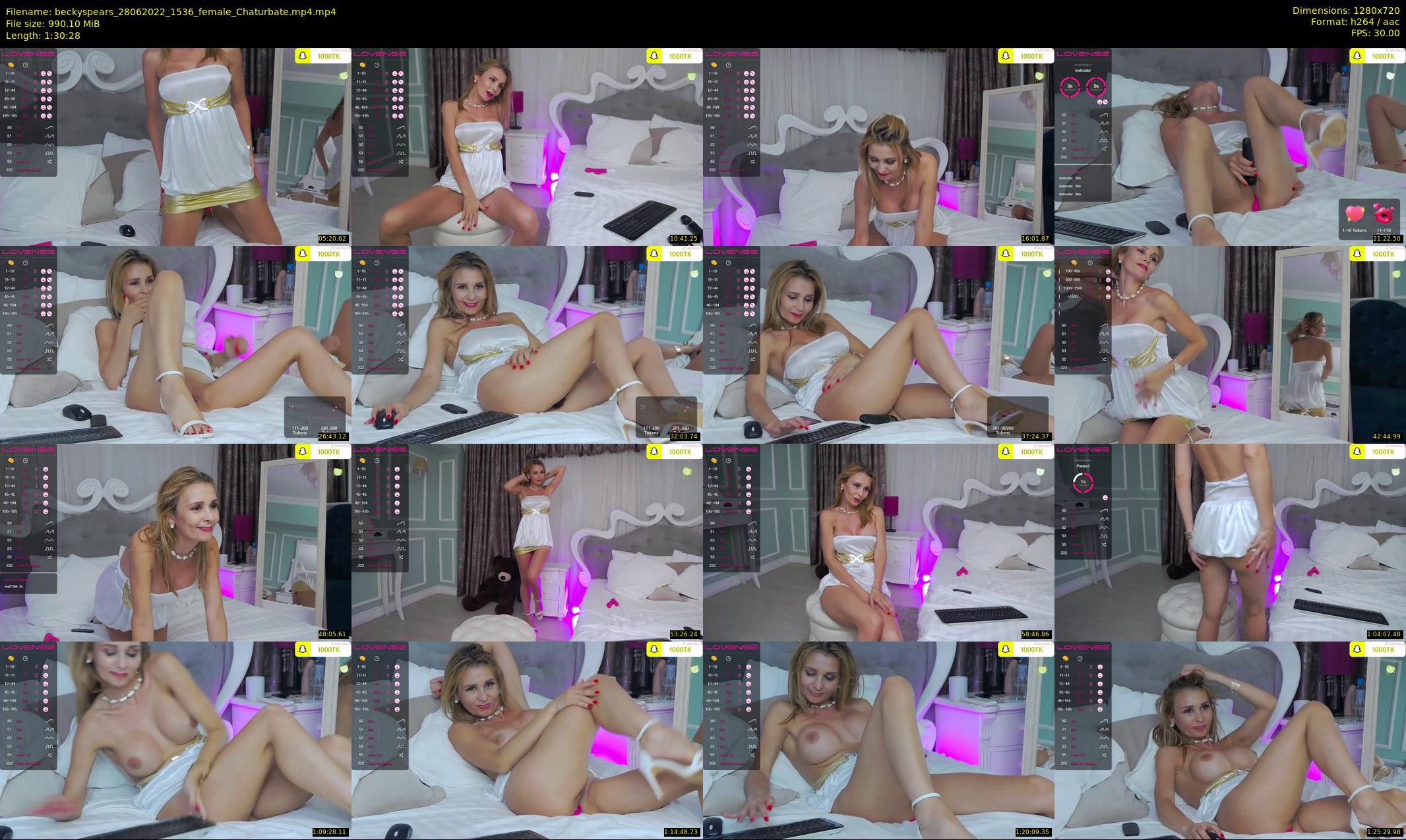 beckyspears — 91 minute Chaturbate female cam show recording, 720p, Jun 28, 2022