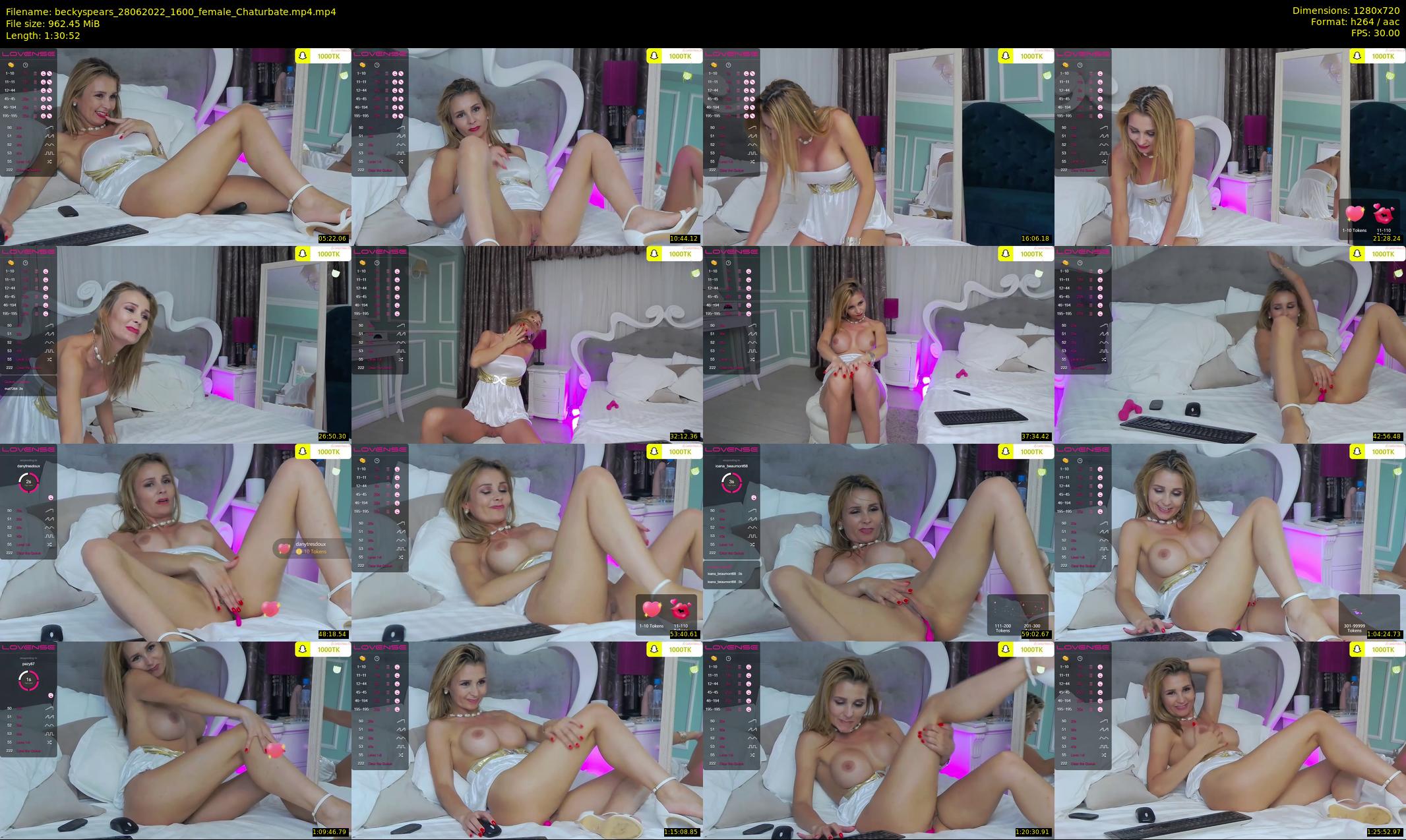 beckyspears — 91 minute Chaturbate female cam show recording, 720p, Jun 28, 2022