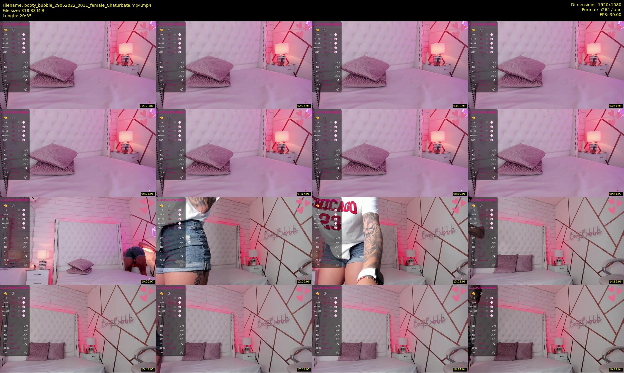 booty_bubble — 21 minute Chaturbate female cam show recording, 1080p, Jun 29, 2022