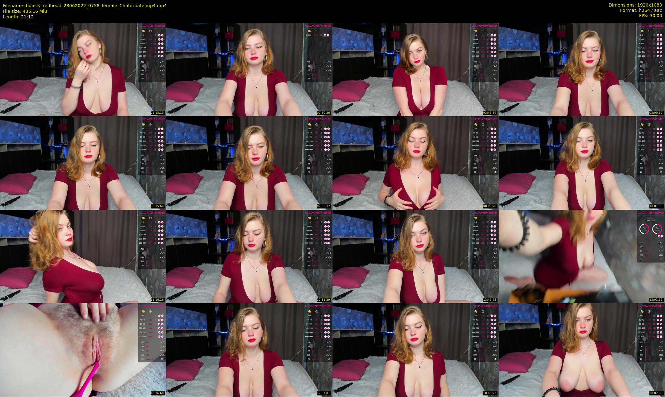 buusty_redhead — 22 minute Chaturbate female cam show recording, 1080p, Jun 28, 2022