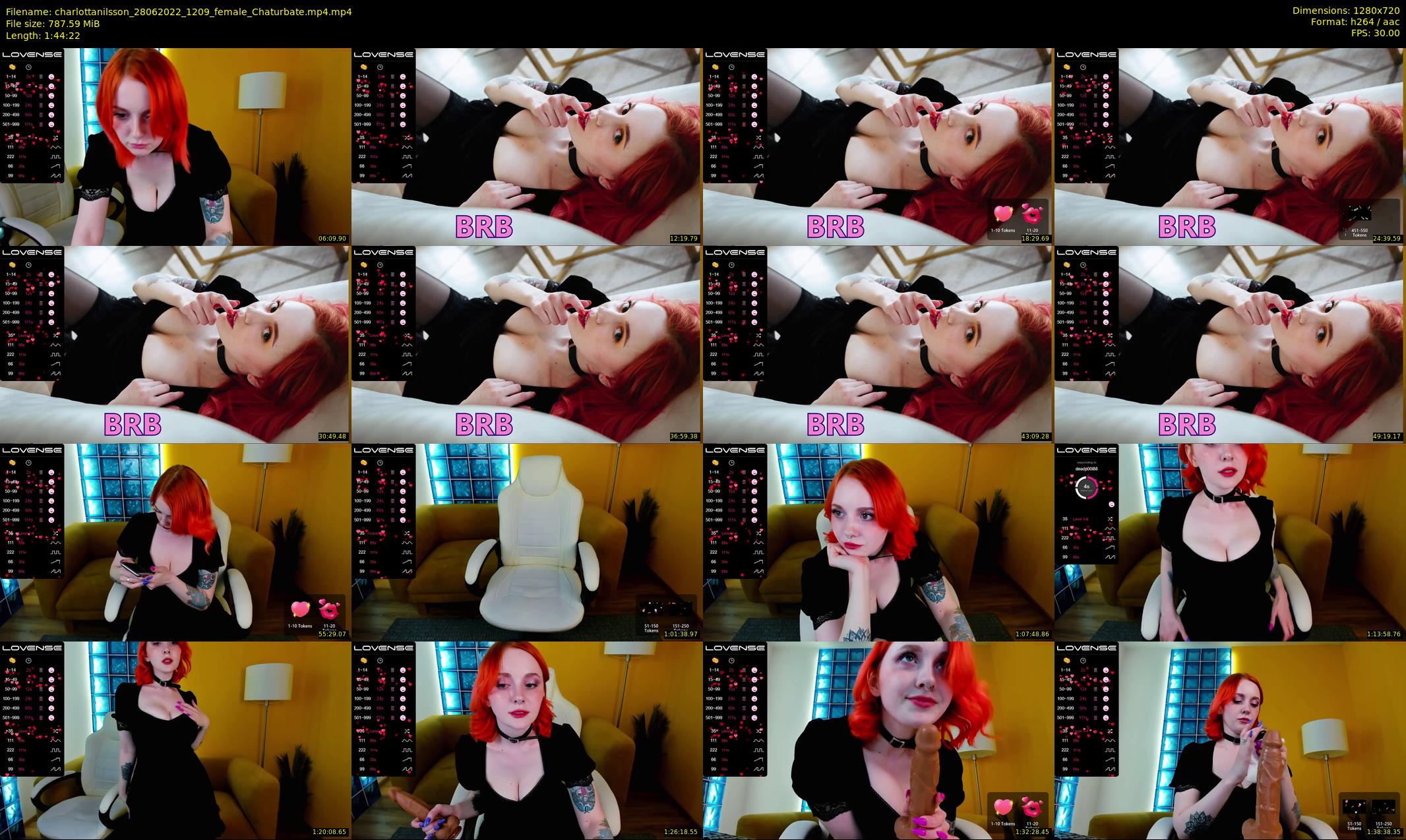 charlottanilsson — 105 minute Chaturbate female cam show recording, 720p, Jun 28, 2022