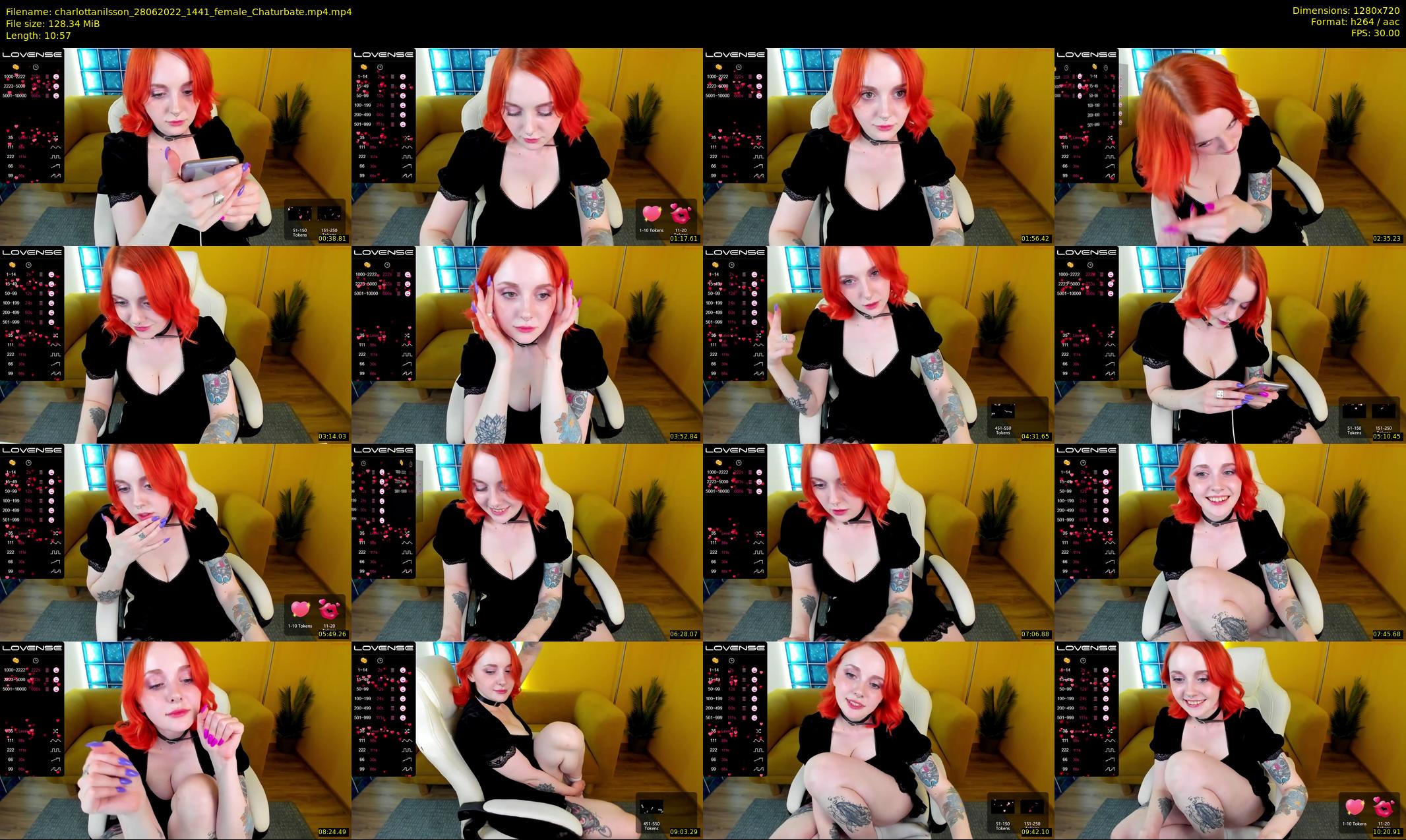charlottanilsson — 11 minute Chaturbate female cam show recording, 720p, Jun 28, 2022
