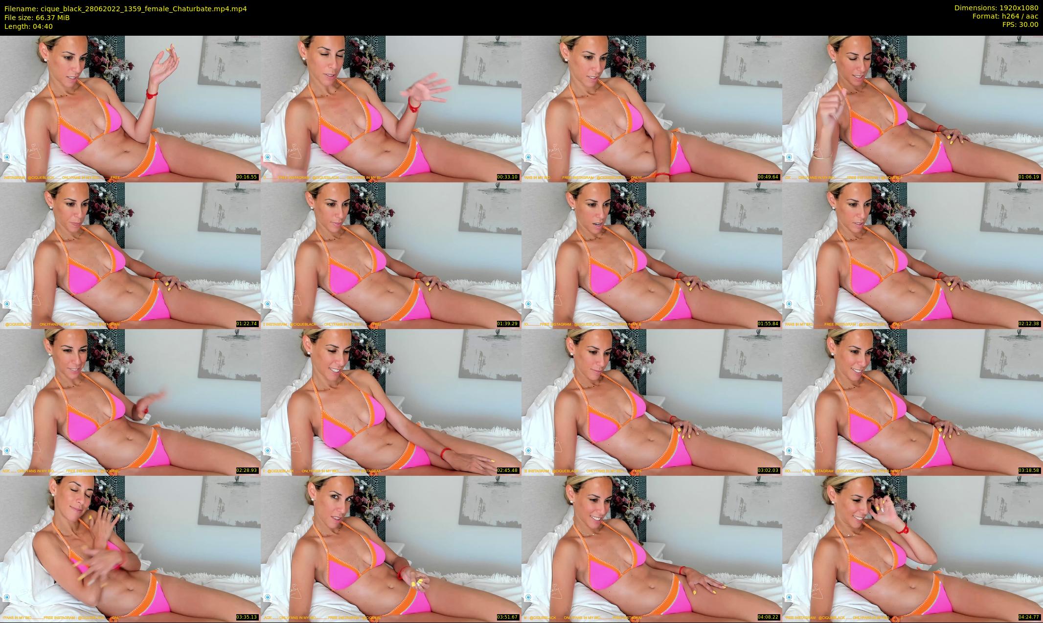 cique_black — 5 minute Chaturbate female cam show recording, 1080p, Jun 28, 2022