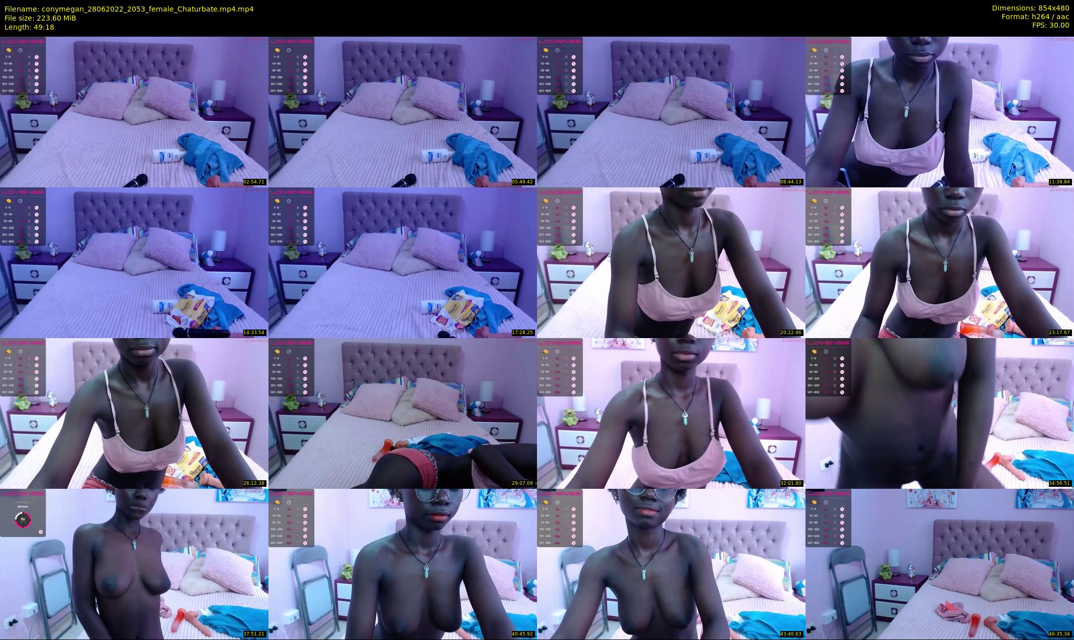 conymegan — 50 minute Chaturbate female cam show recording, 480p, Jun 28, 2022