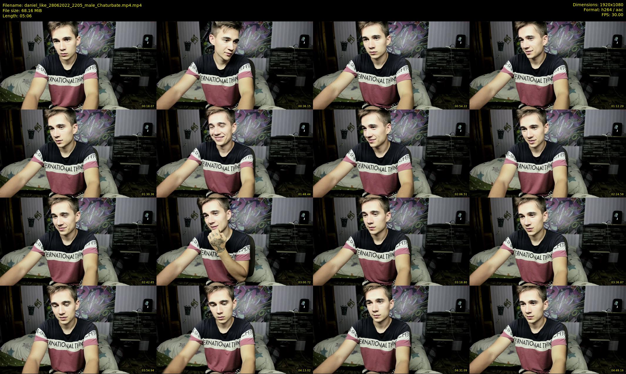 daniel_like — 6 minute Chaturbate male cam show recording, 1080p, Jun 28, 2022