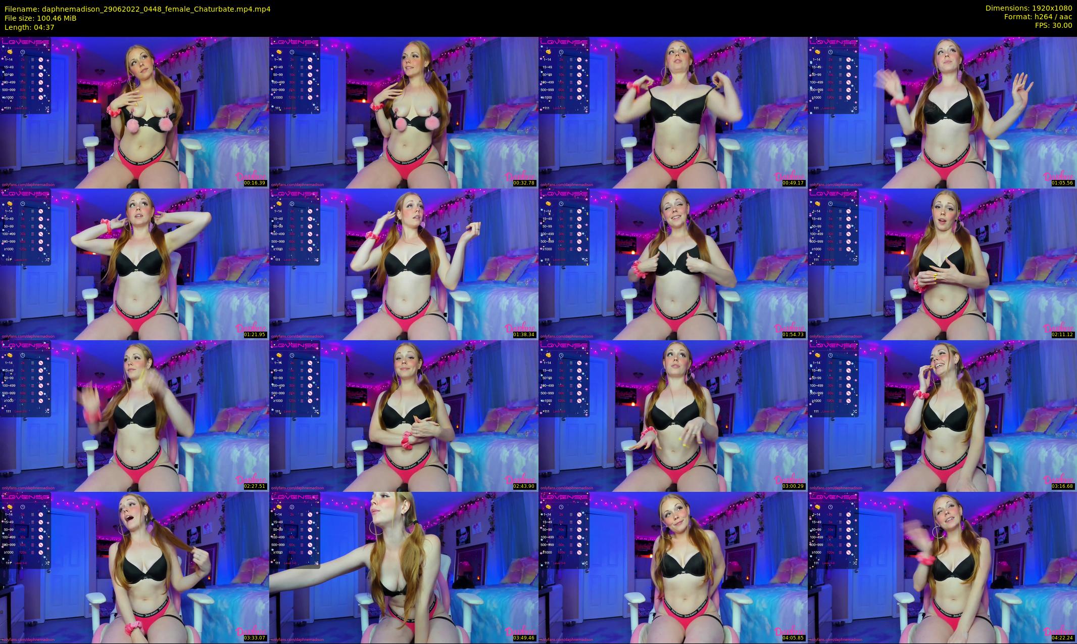 daphnemadison — 5 minute Chaturbate couple cam show recording, 1080p, Jun 29, 2022