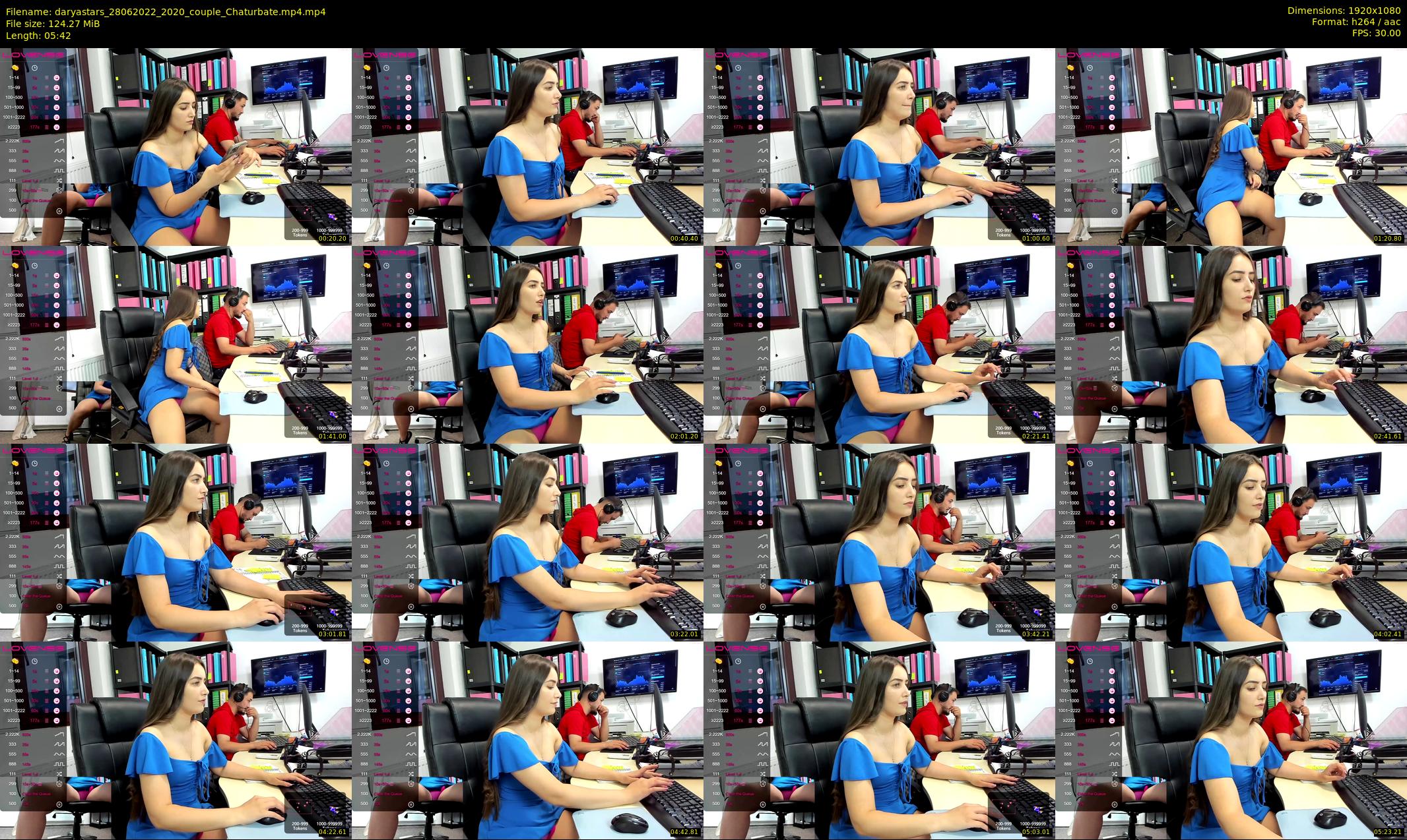 daryastars — 6 minute Chaturbate couple cam show recording, 1080p, Jun 28, 2022