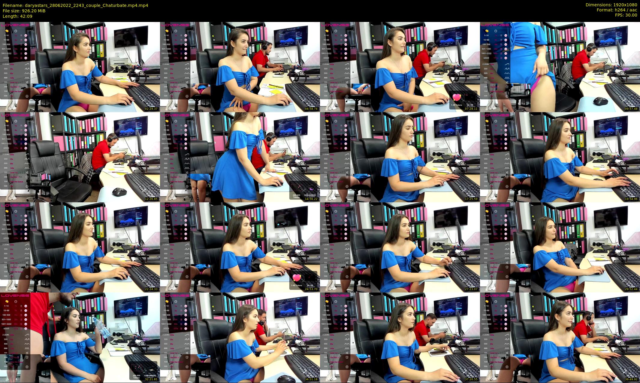 daryastars — 43 minute Chaturbate couple cam show recording, 1080p, Jun 28, 2022