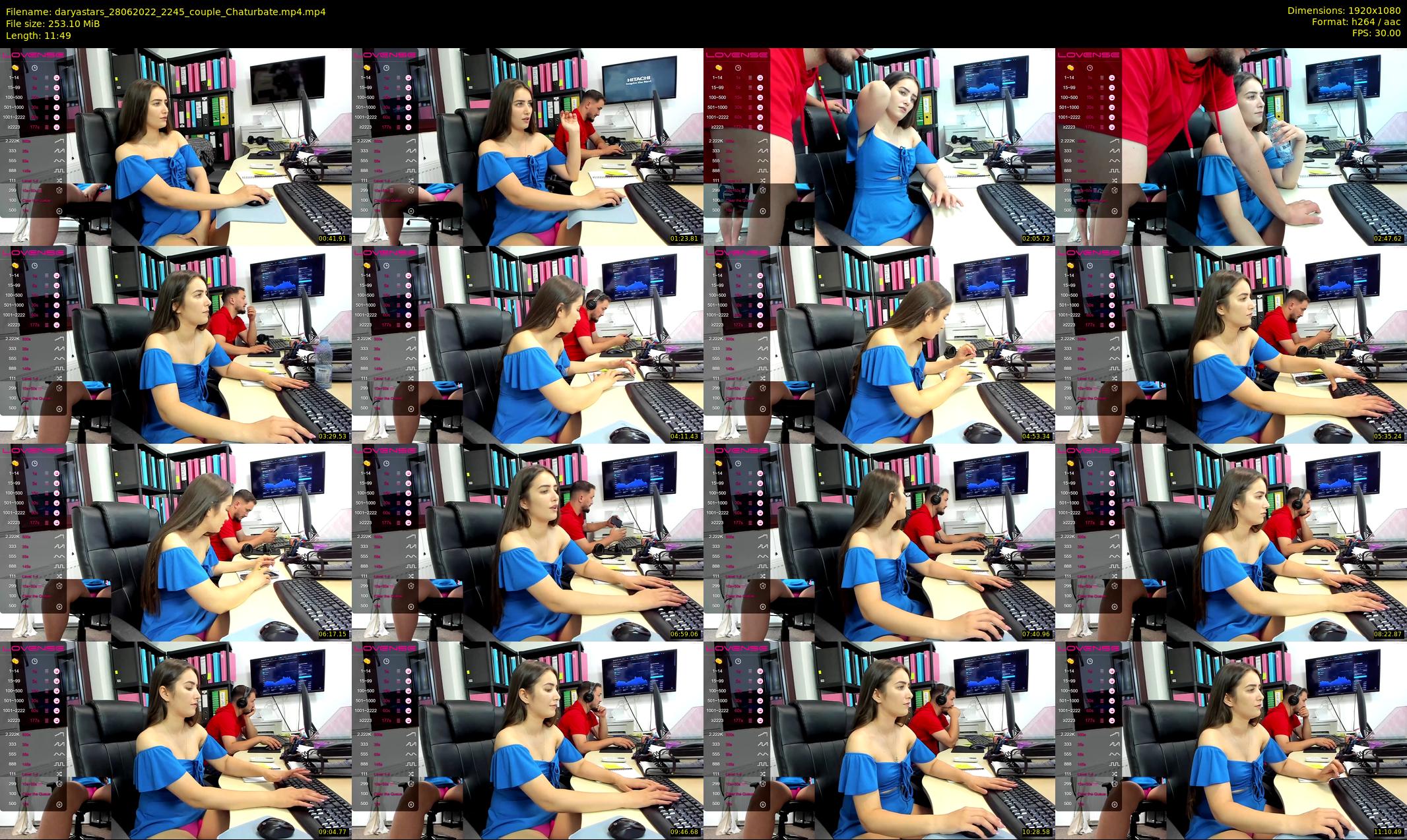daryastars — 12 minute Chaturbate couple cam show recording, 1080p, Jun 28, 2022
