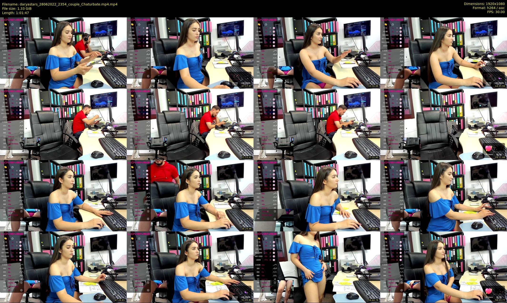 daryastars — 62 minute Chaturbate couple cam show recording, 1080p, Jun 28, 2022