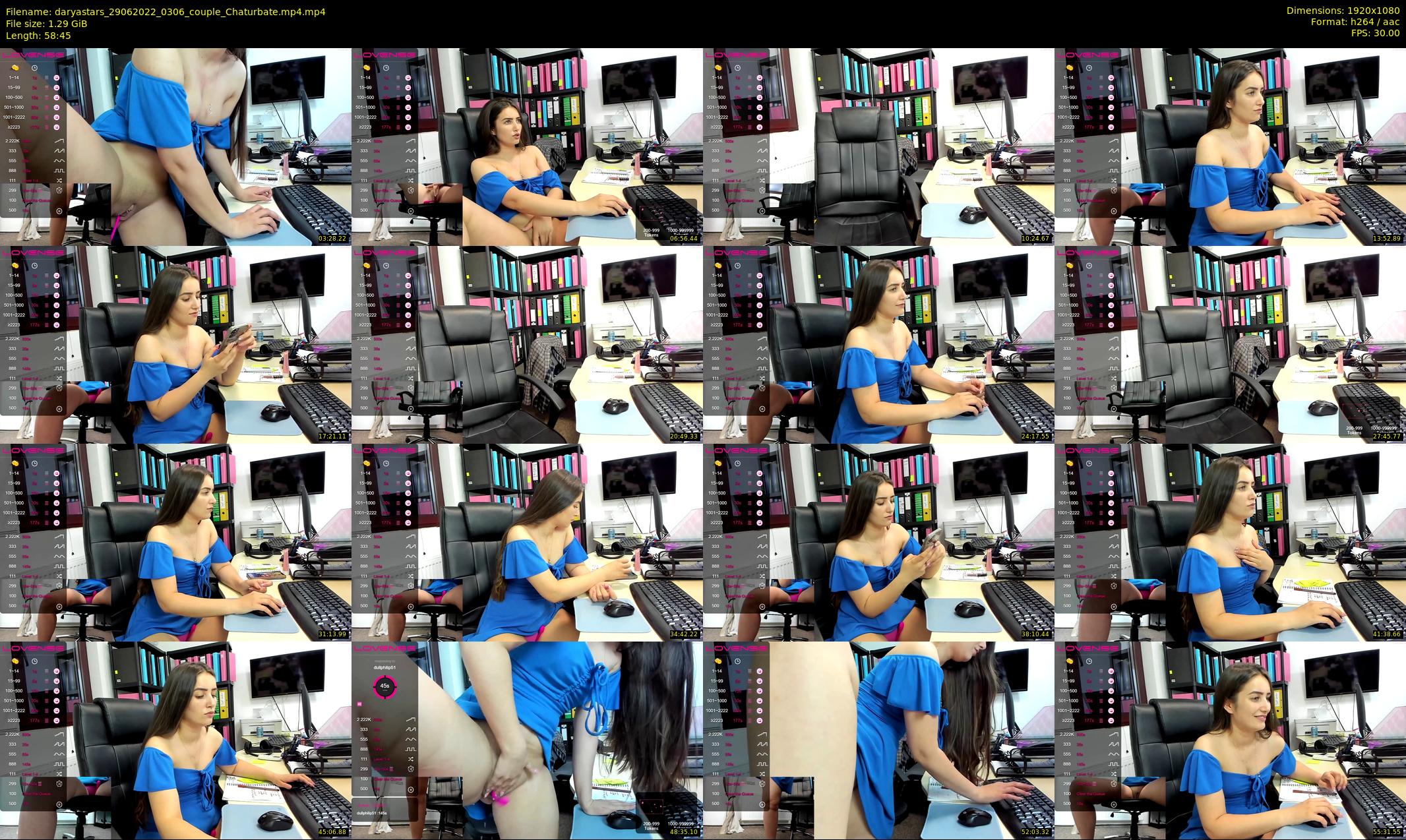 daryastars — 59 minute Chaturbate couple cam show recording, 1080p, Jun 29, 2022