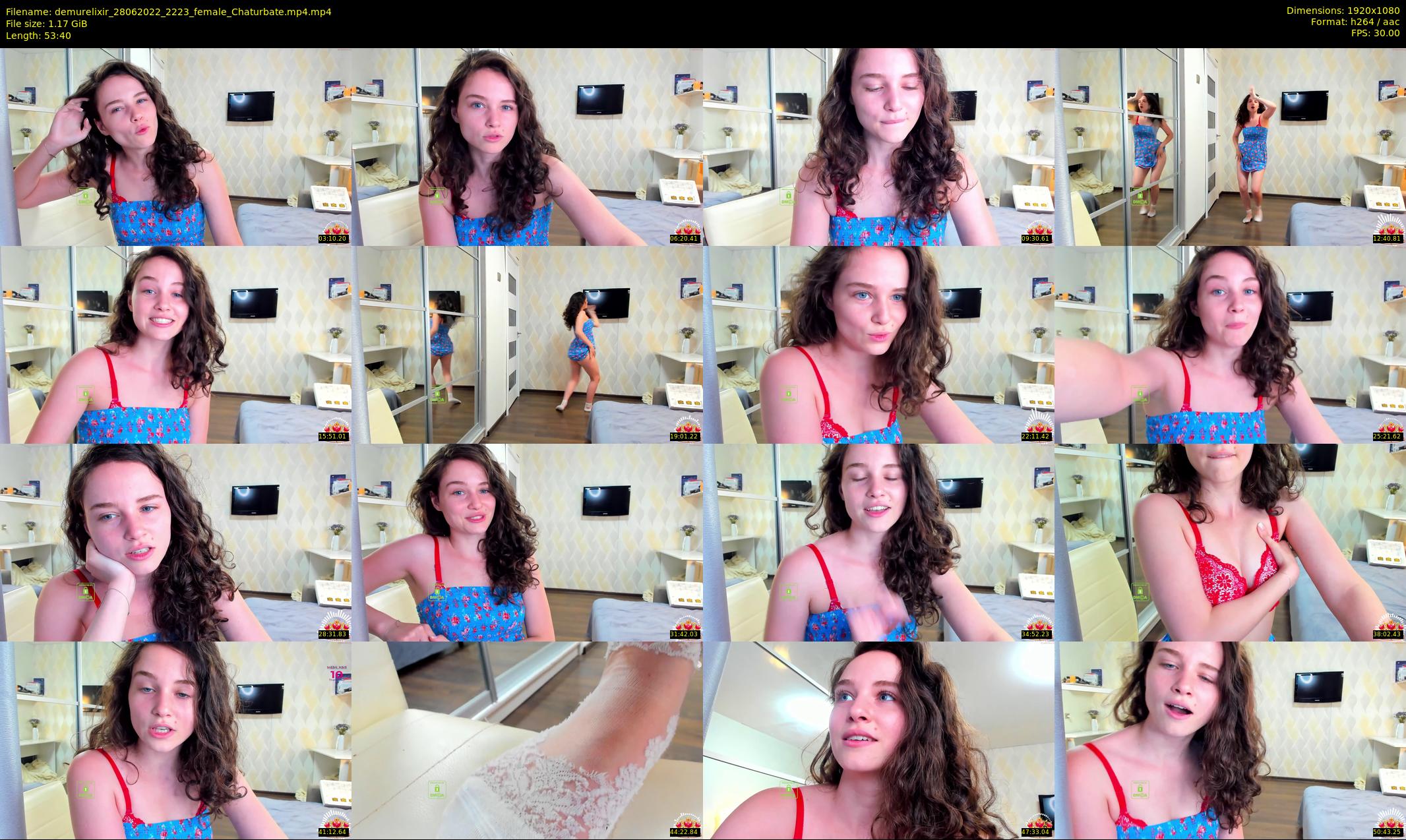 demurelixir — 54 minute Chaturbate female cam show recording, 1080p, Jun 28, 2022