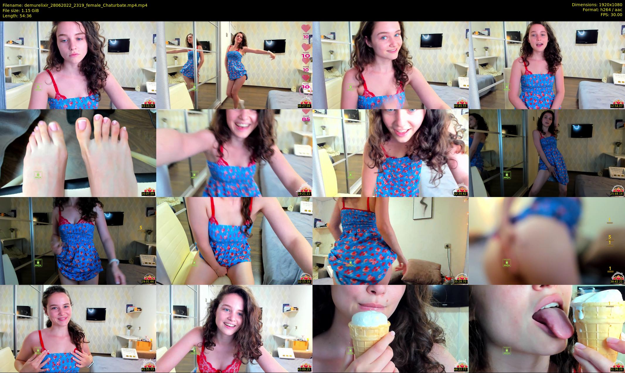 demurelixir — 55 minute Chaturbate female cam show recording, 1080p, Jun 28, 2022
