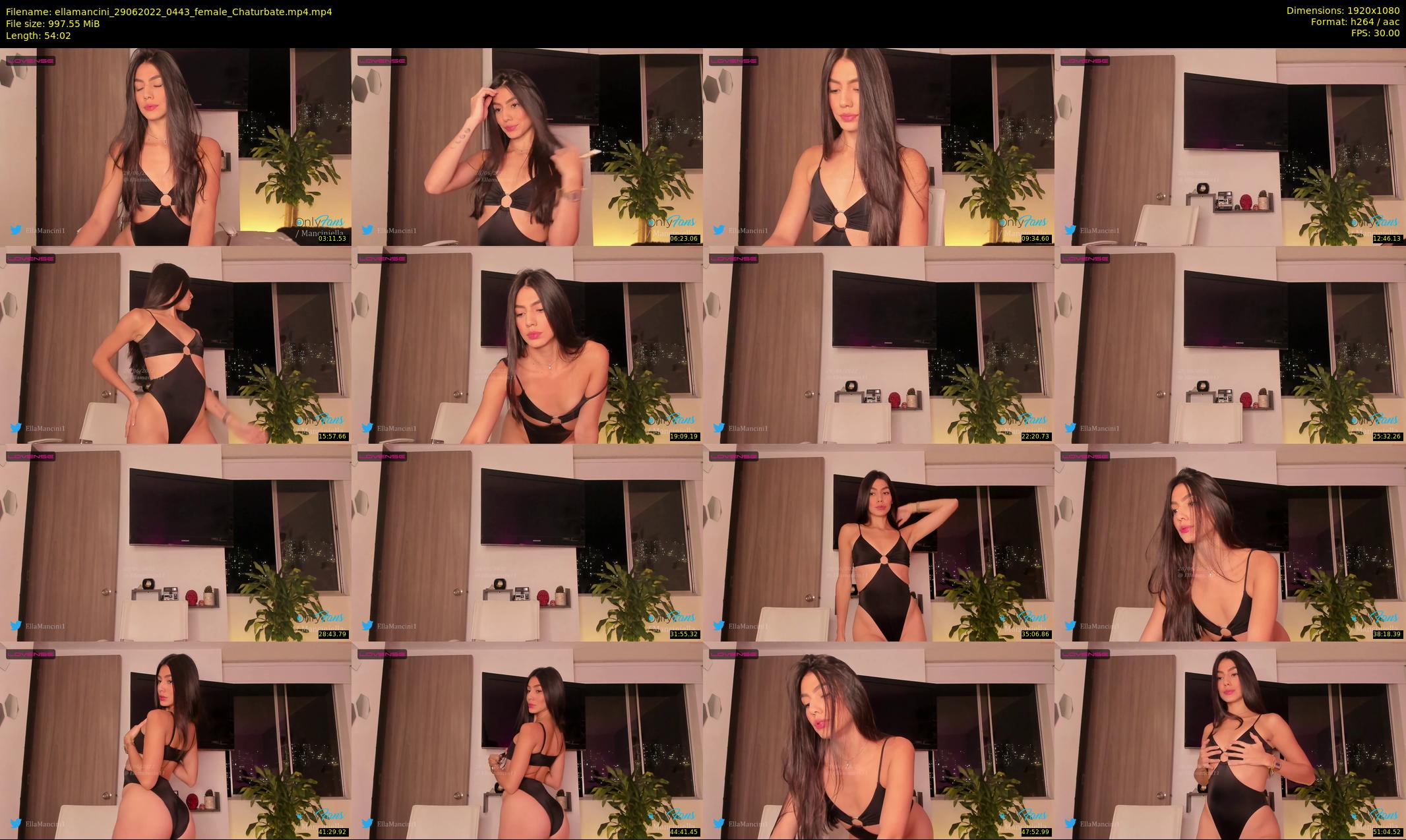 ellamancini — 55 minute Chaturbate female cam show recording, 1080p, Jun 29, 2022
