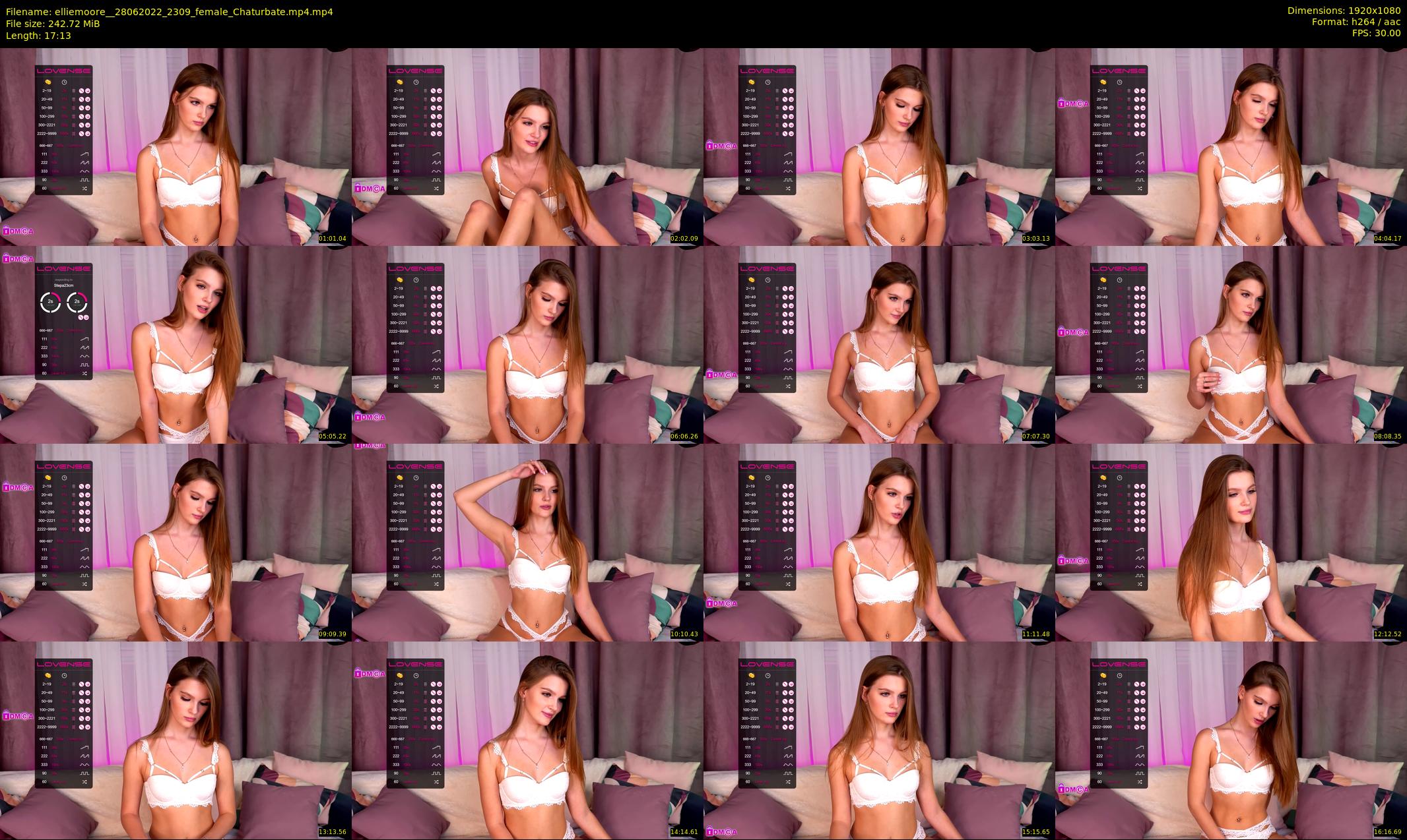 elliemoore_ — 18 minute Chaturbate female cam show recording, 1080p, Jun 28, 2022