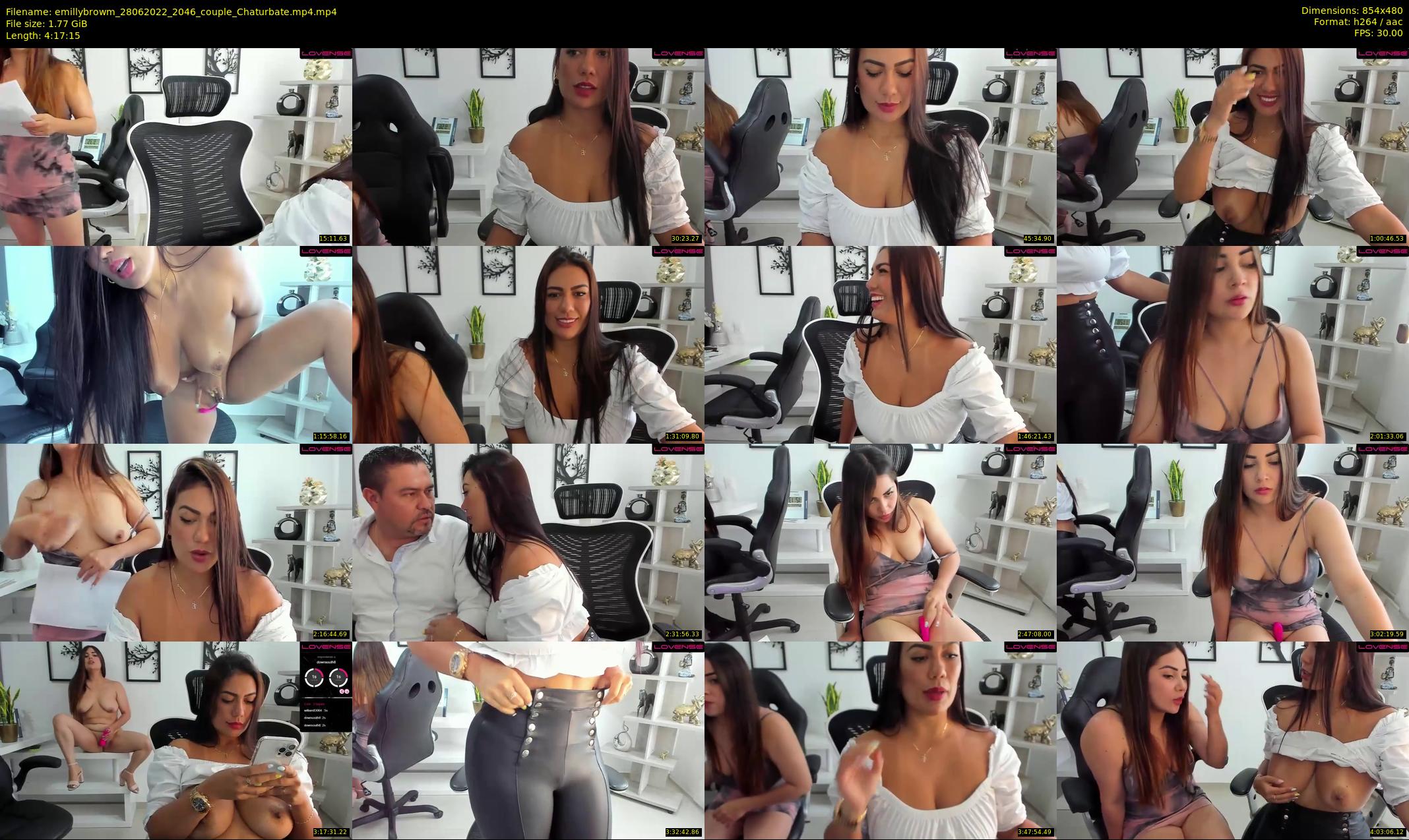 emillybrowm — 258 minute Chaturbate couple cam show recording, 480p, Jun 28, 2022
