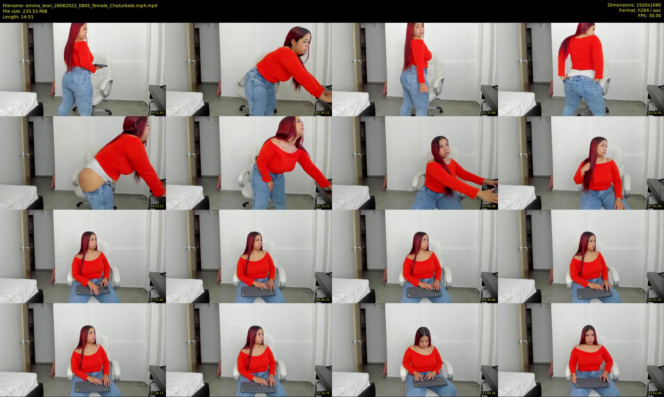 emma_lean — 15 minute Chaturbate female cam show recording, 1080p, Jun 28, 2022