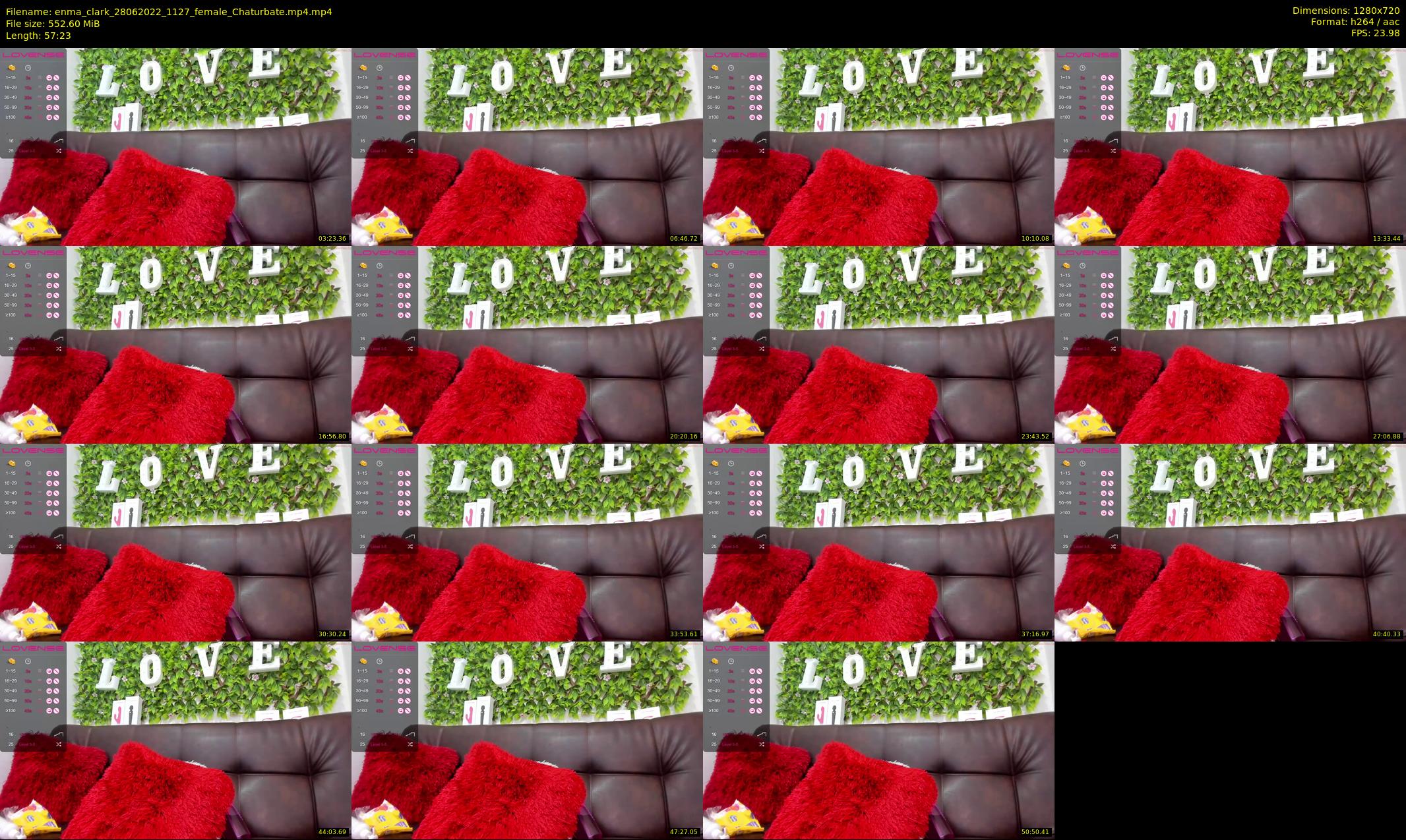 enma_clark — 58 minute Chaturbate female cam show recording, 720p, Jun 28, 2022