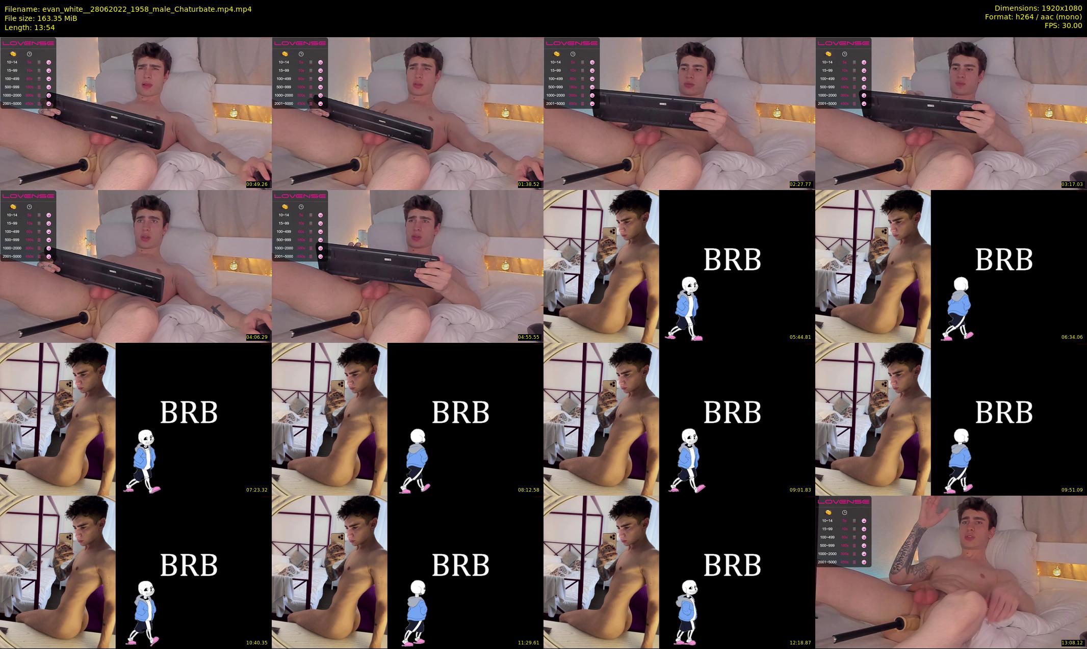 evan_white_ — 14 minute Chaturbate male cam show recording, 1080p, Jun 28, 2022