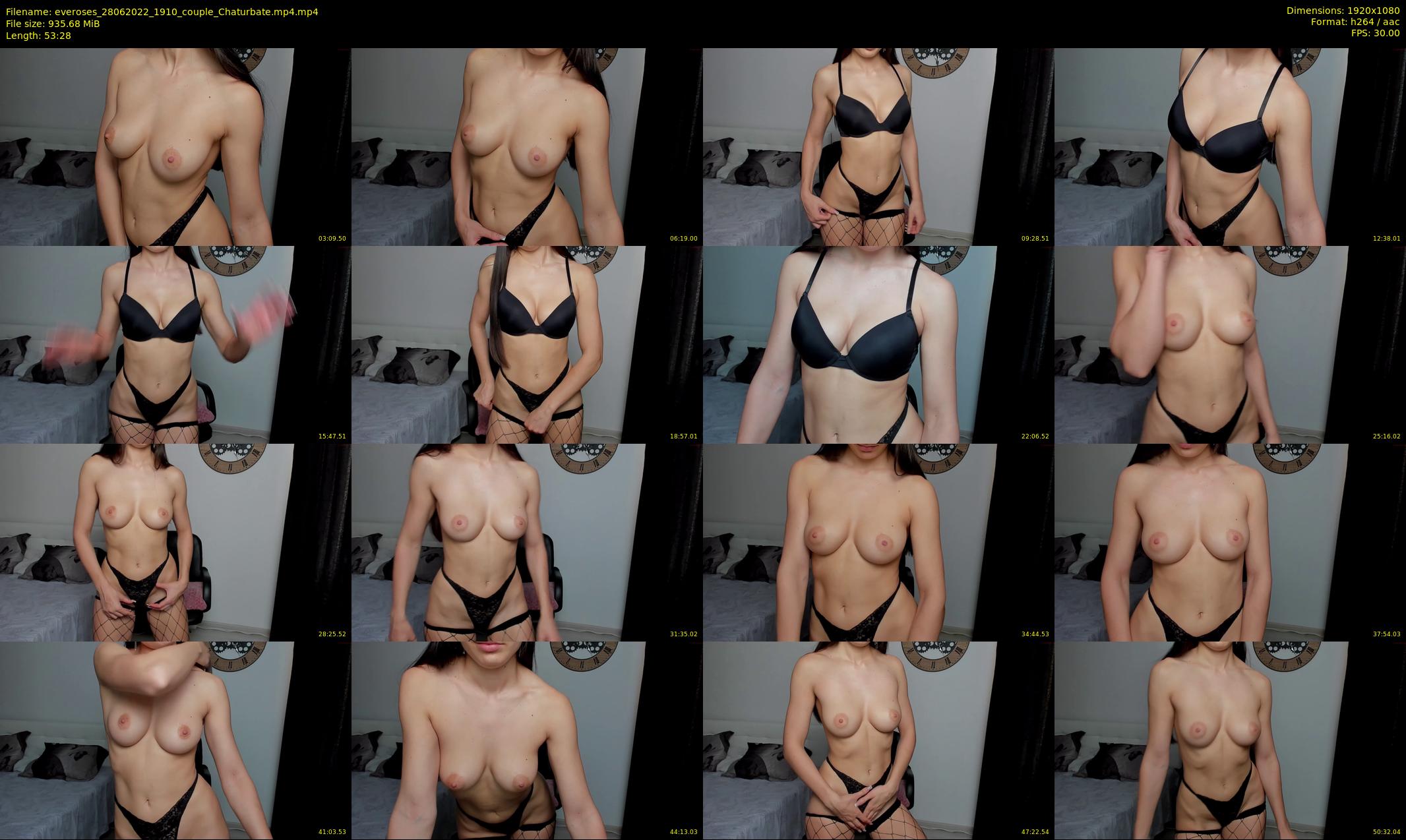 everoses — 54 minute Chaturbate couple cam show recording, 1080p, Jun 28, 2022