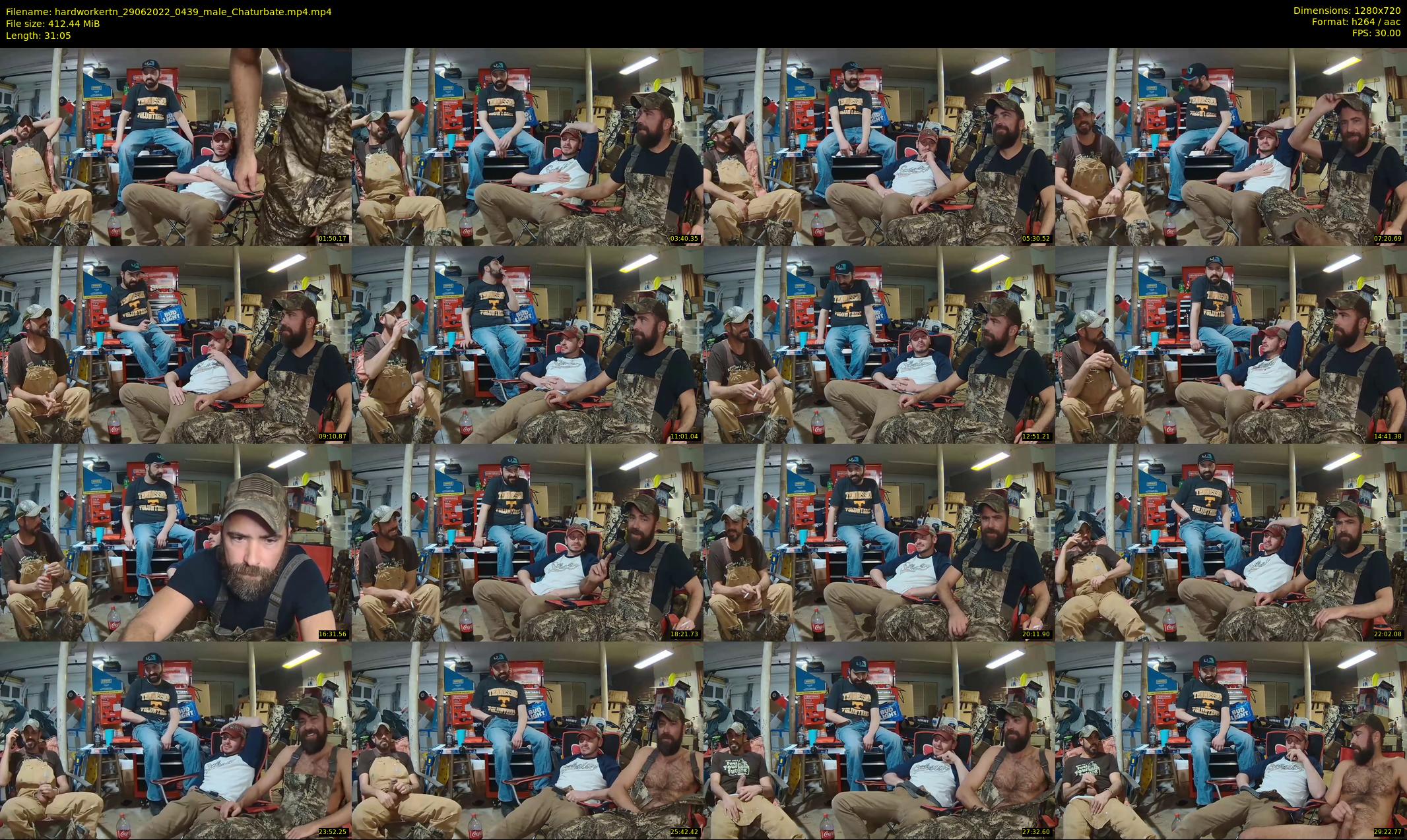 hardworkertn — 32 minute Chaturbate male cam show recording, 720p, Jun 29, 2022