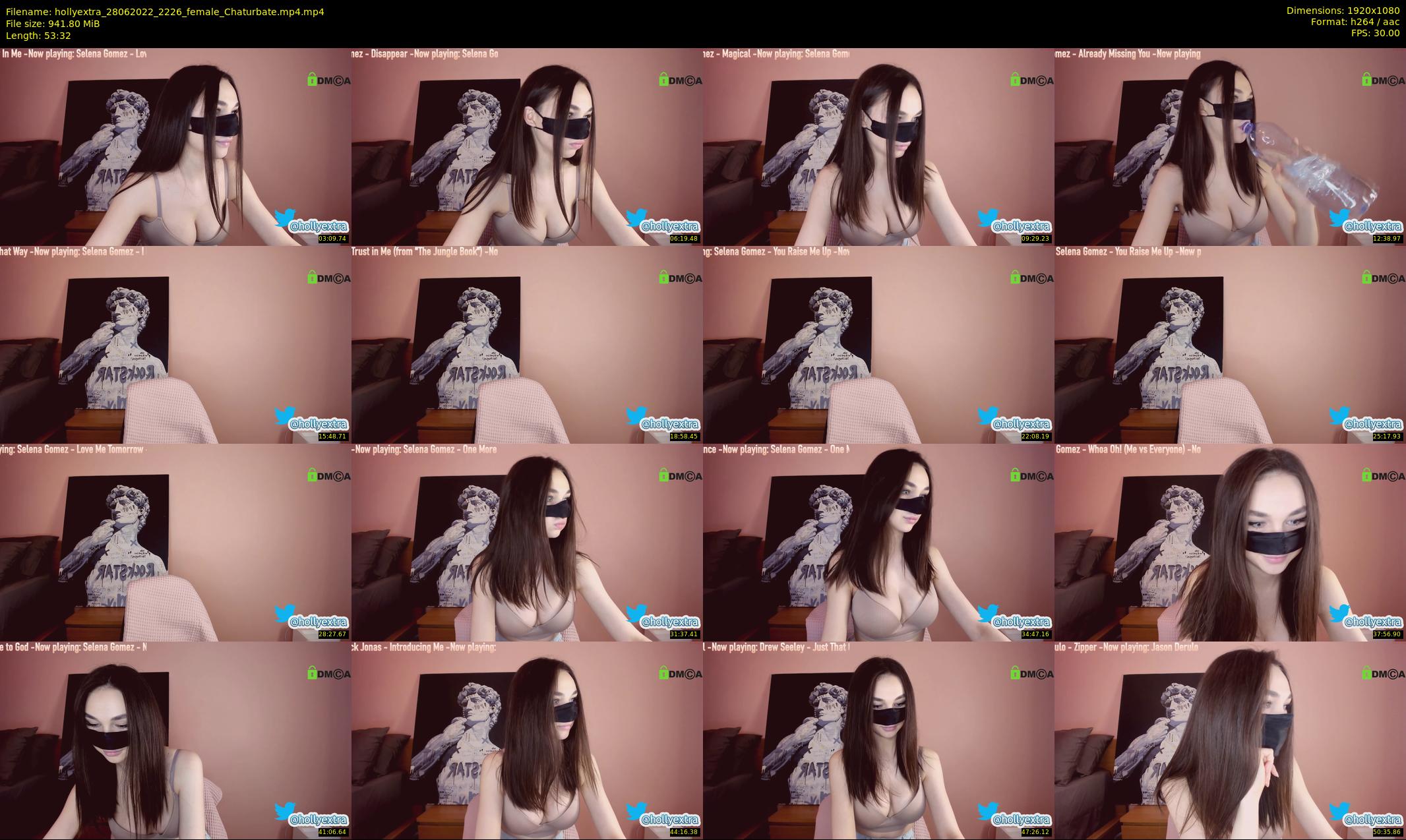 hollyextra — 54 minute Chaturbate female cam show recording, 1080p, Jun 28, 2022