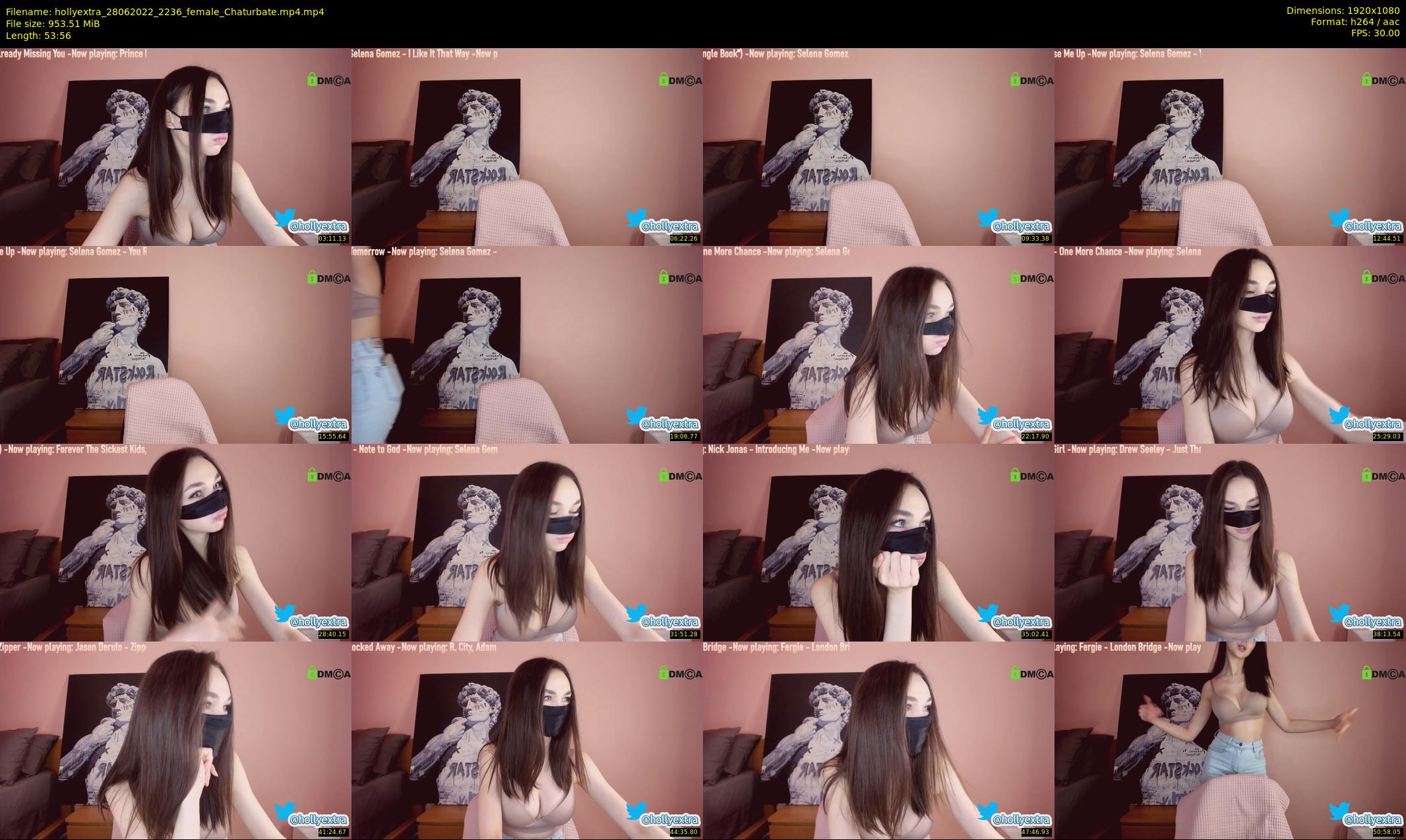 hollyextra — 54 minute Chaturbate female cam show recording, 1080p, Jun 28, 2022