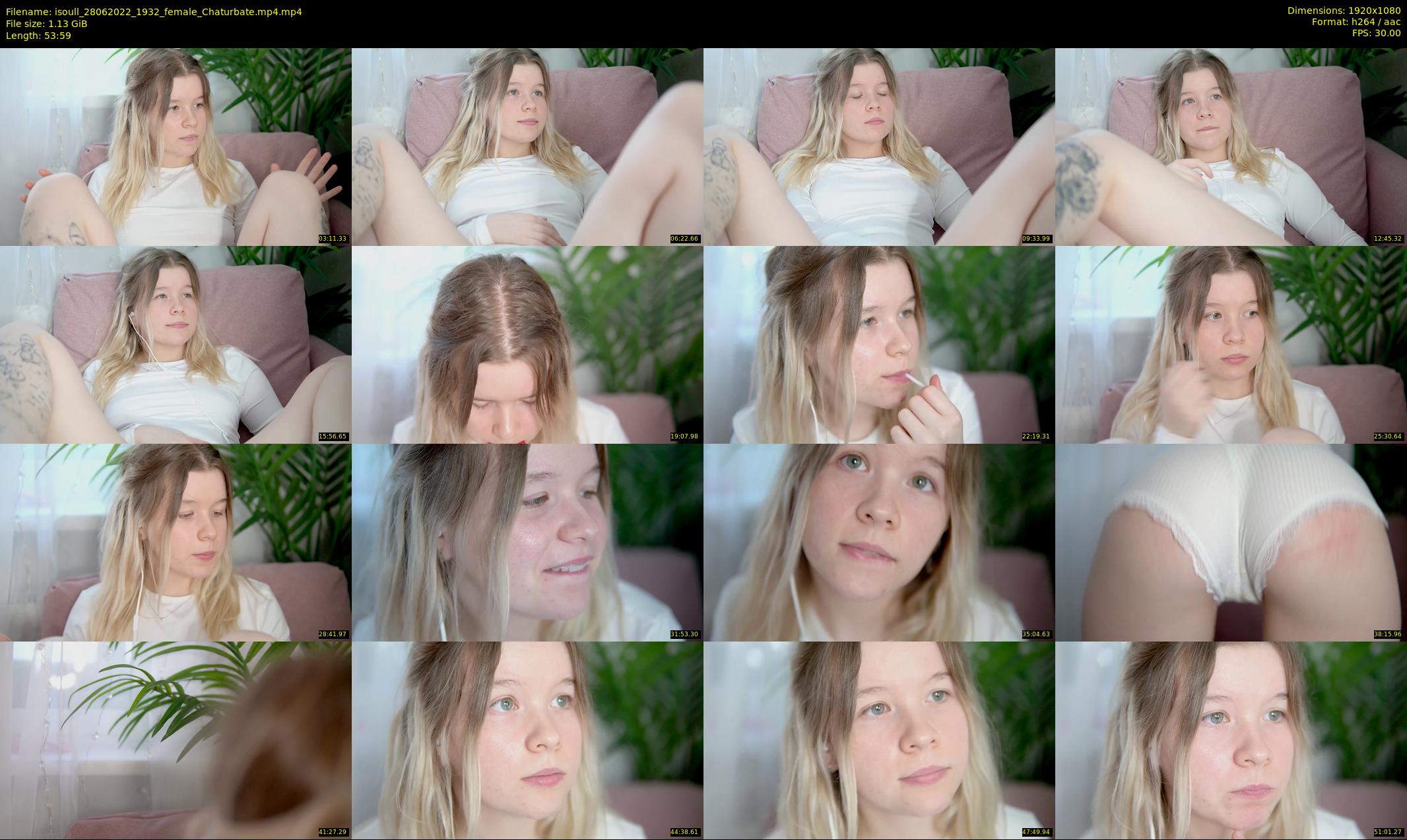 isoull — 54 minute Chaturbate female cam show recording, 1080p, Jun 28, 2022