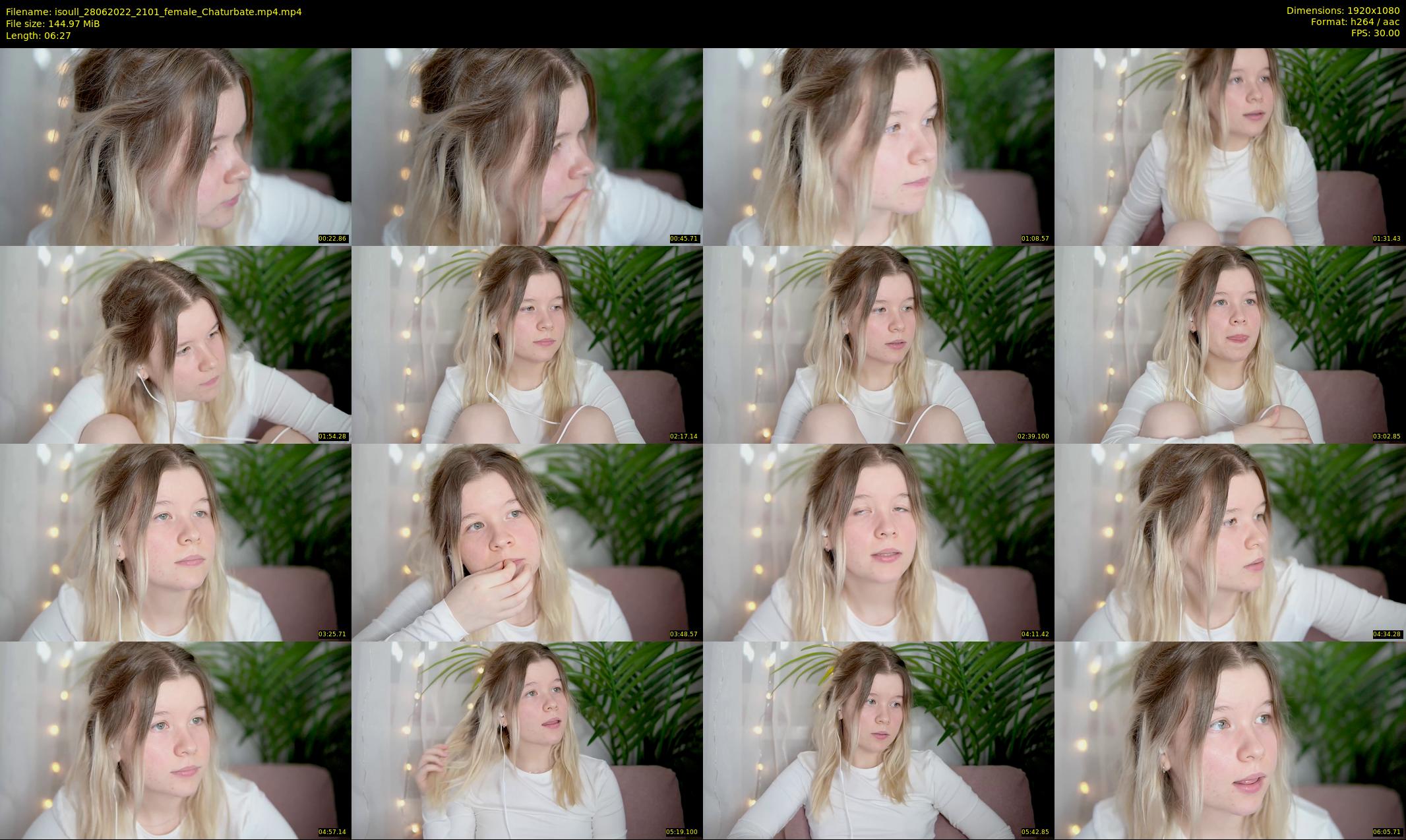 isoull — 7 minute Chaturbate female cam show recording, 1080p, Jun 28, 2022