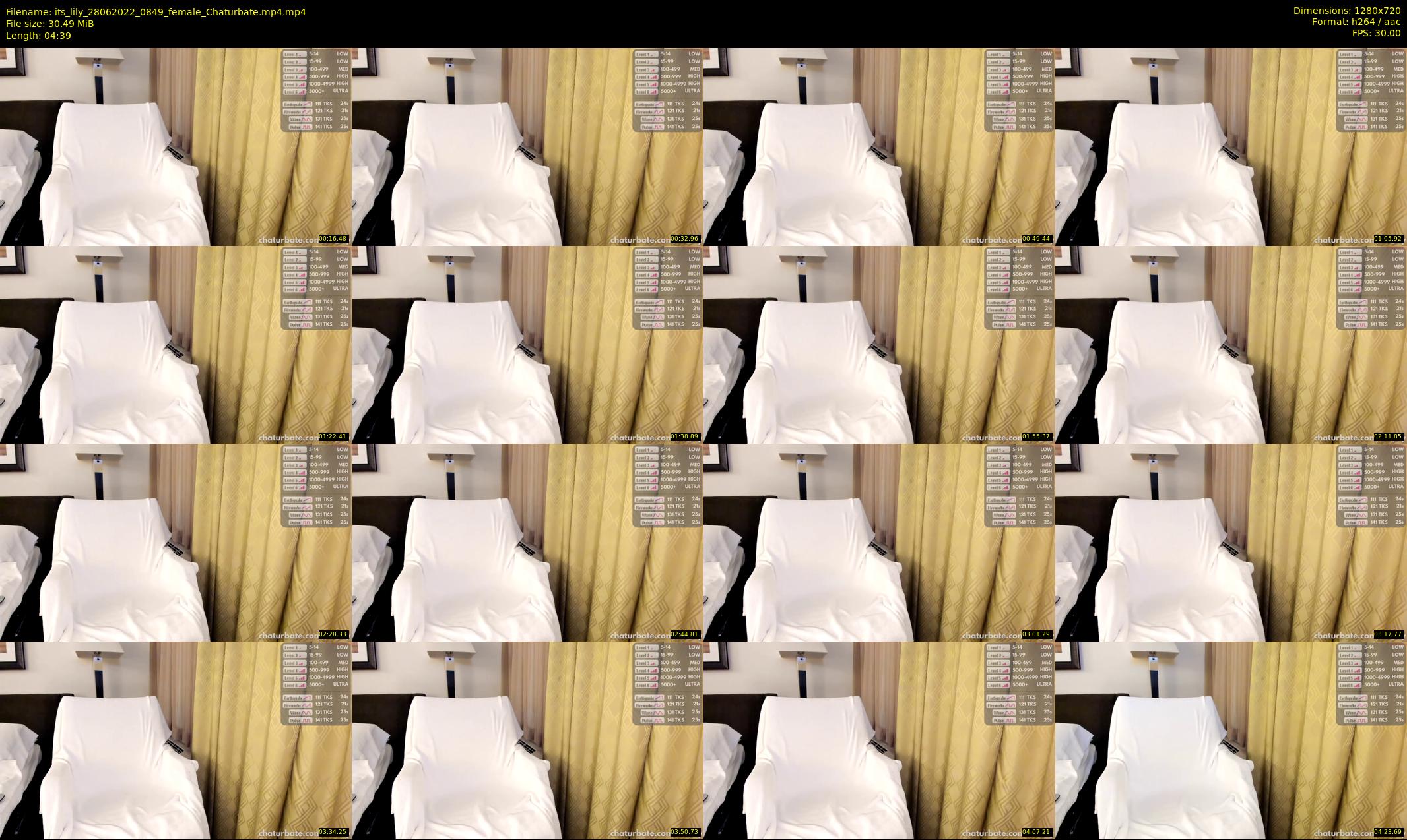 its_lily — 5 minute Chaturbate female cam show recording, 720p, Jun 28, 2022