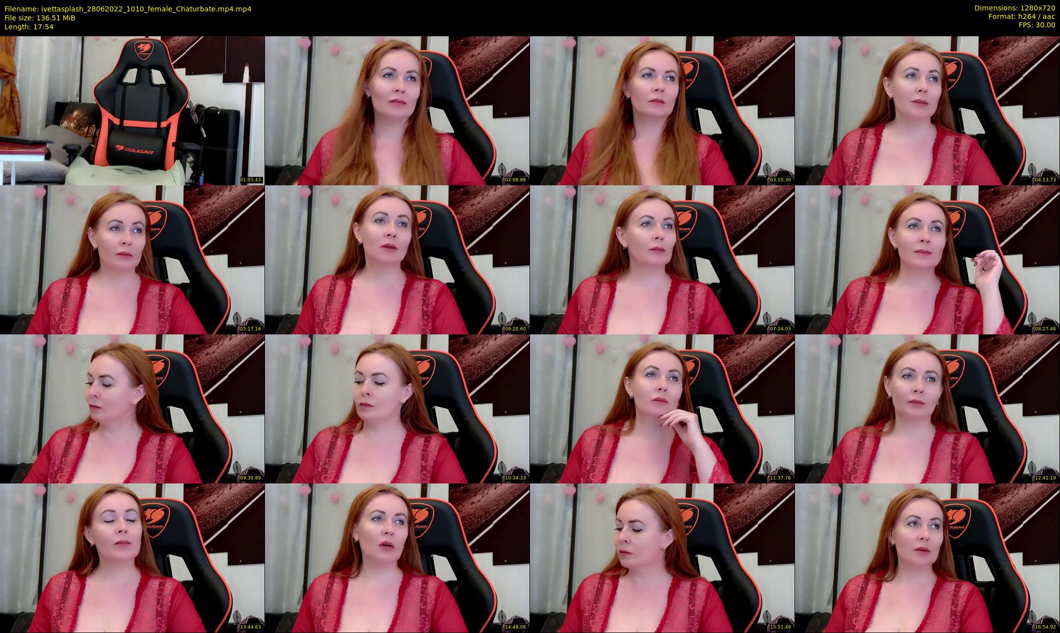 ivettasplash — 18 minute Chaturbate female cam show recording, 720p, Jun 28, 2022