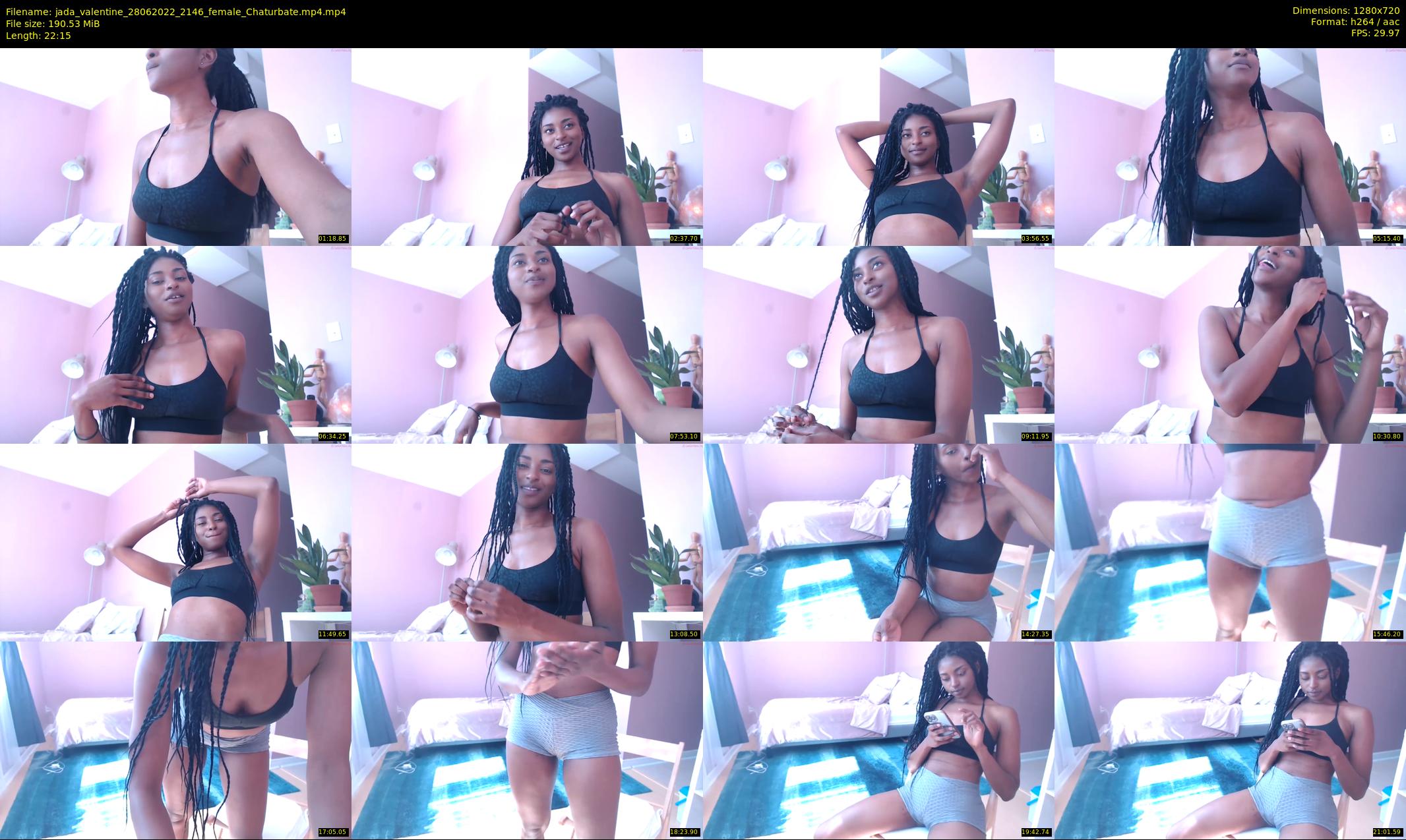 jada_valentine — 23 minute Chaturbate female cam show recording, 720p, Jun 28, 2022