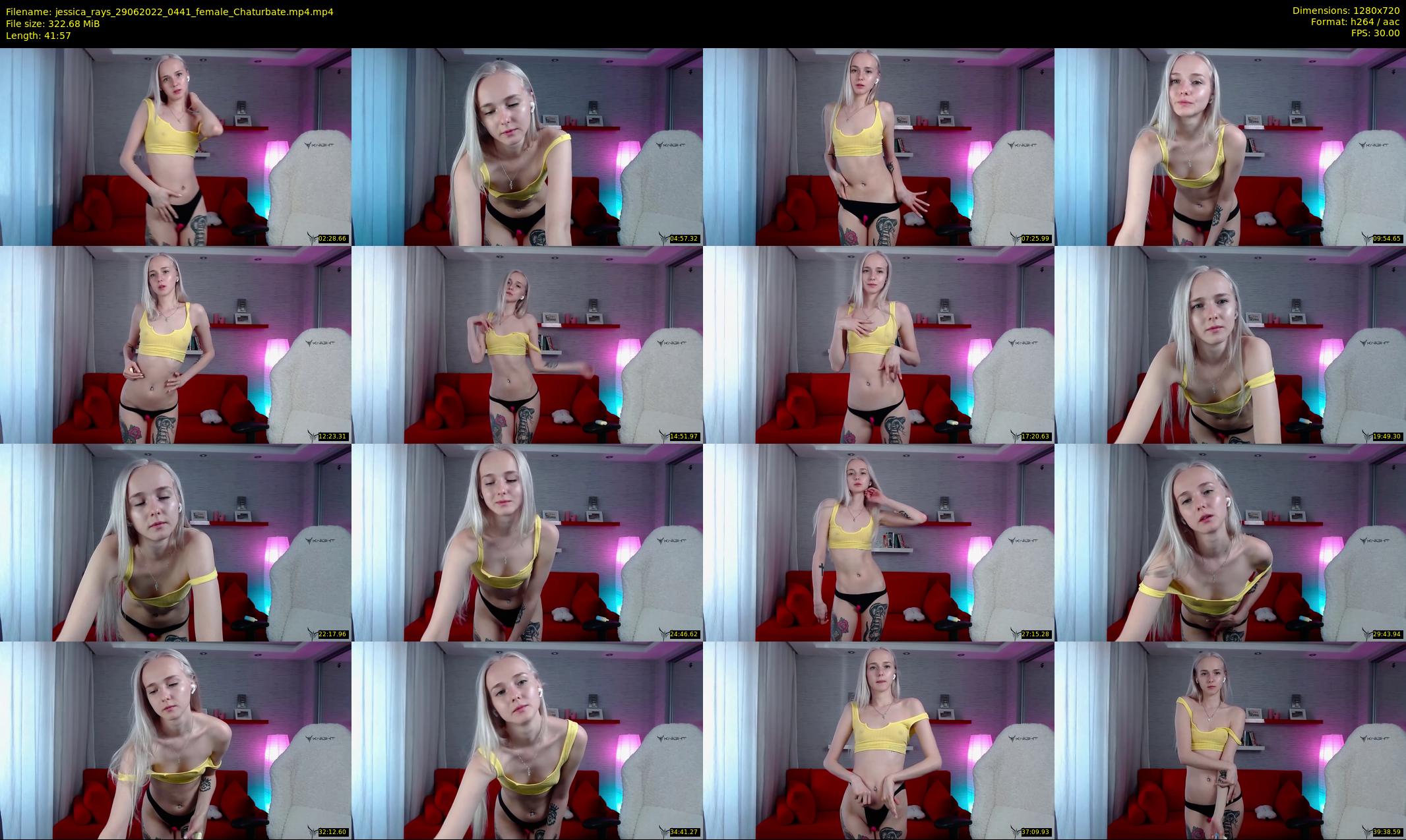 jessica_rays — 42 minute Chaturbate couple cam show recording, 720p, Jun 29, 2022