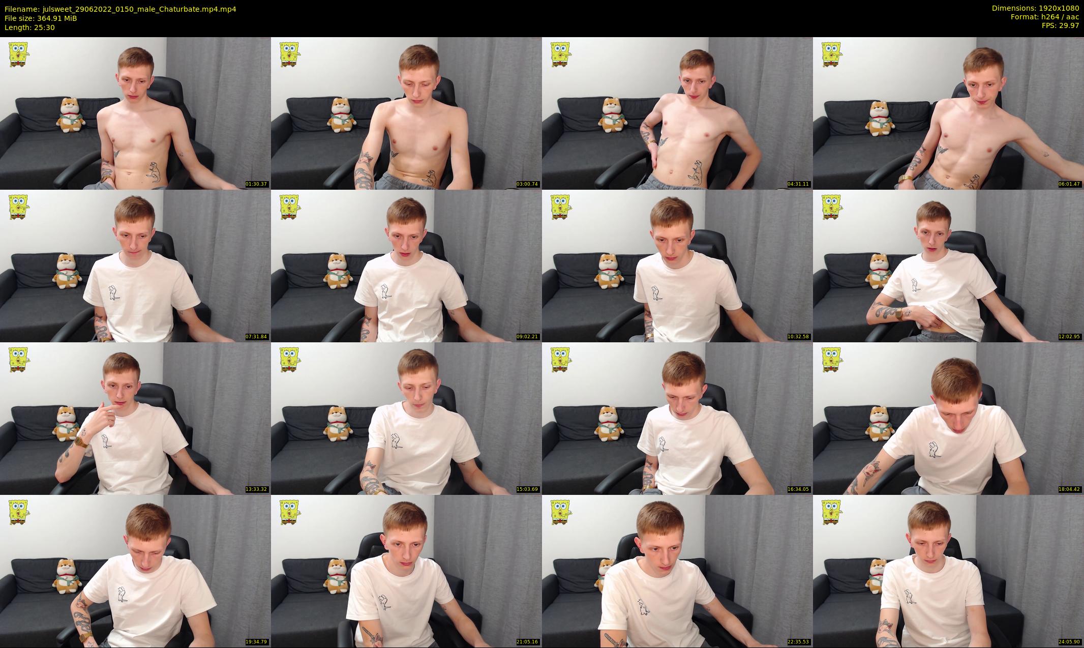 julsweet — 26 minute Chaturbate male cam show recording, 1080p, Jun 29, 2022