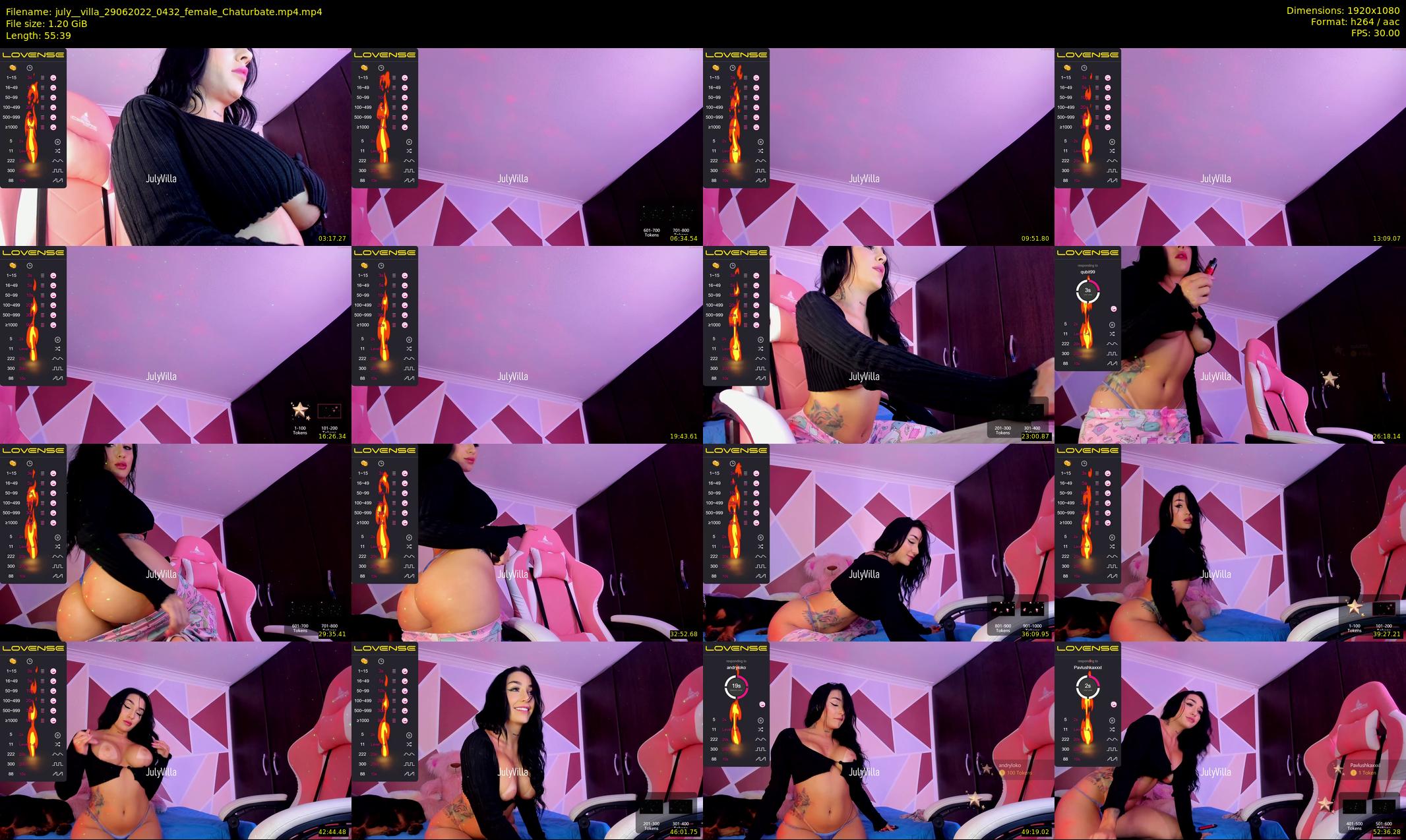 july__villa — 56 minute Chaturbate female cam show recording, 1080p, Jun 29, 2022