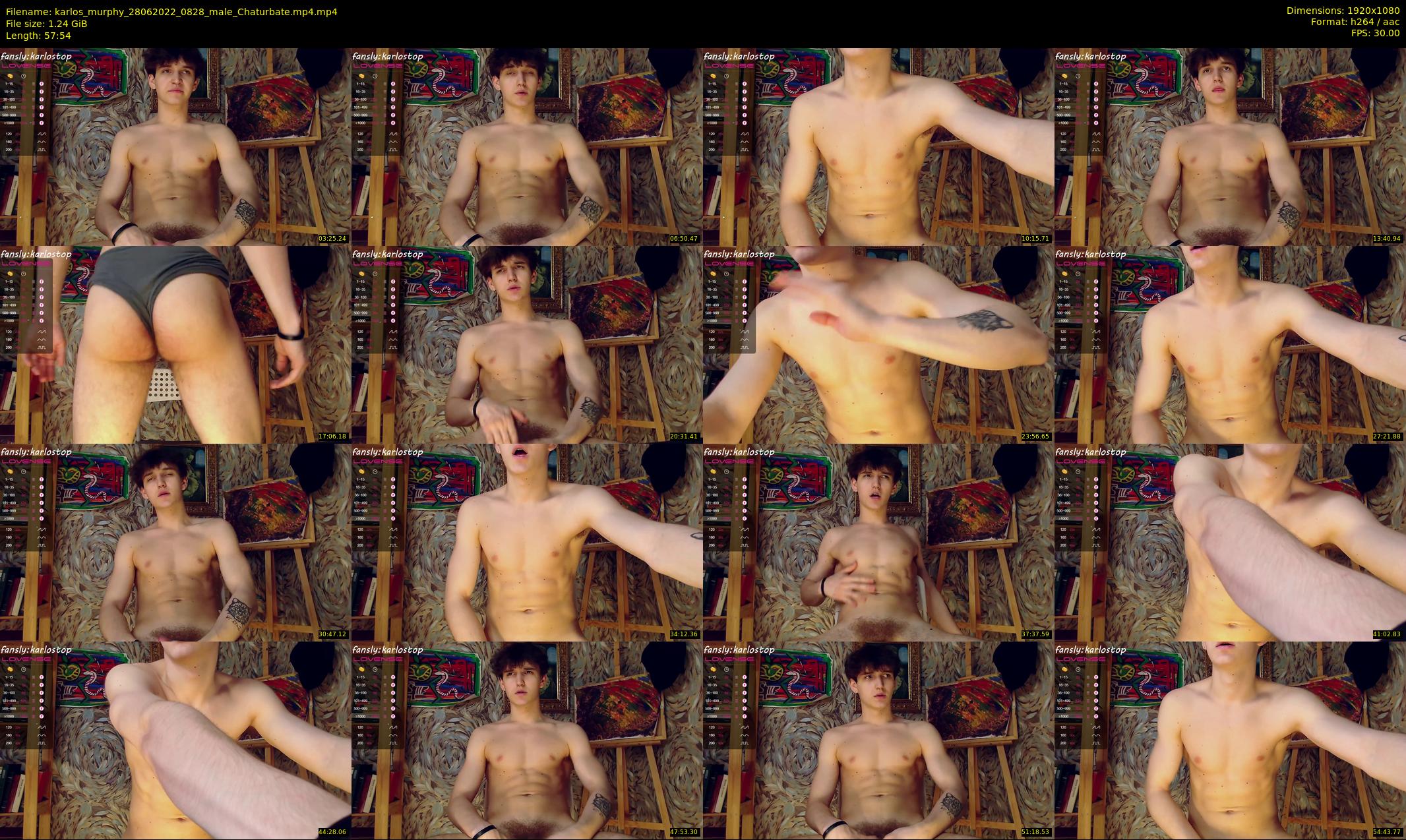 karlos_murphy — 58 minute Chaturbate male cam show recording, 1080p, Jun 28, 2022