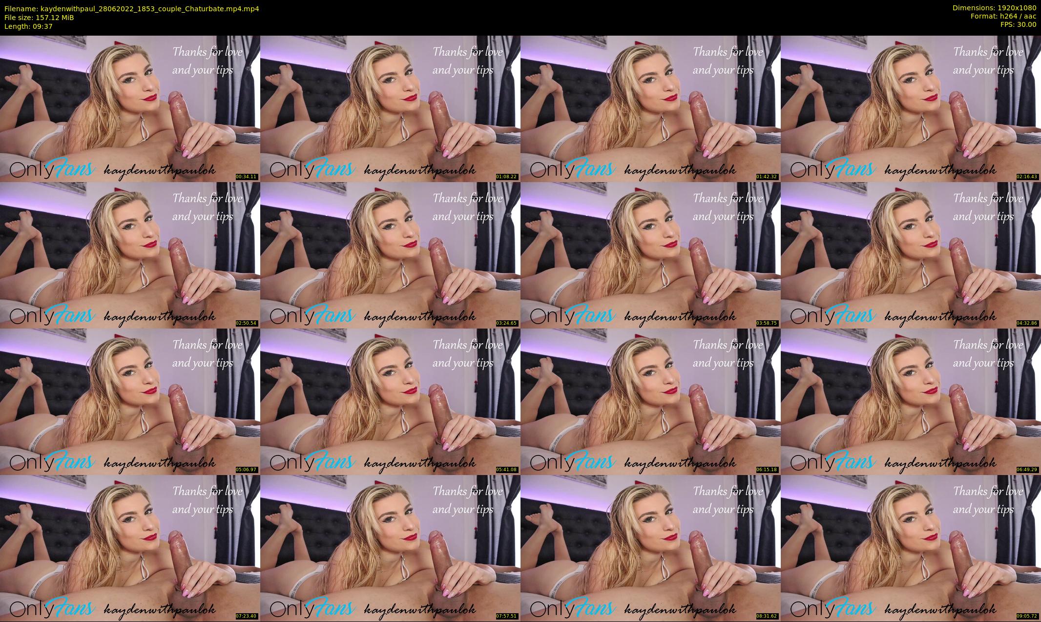 kaydenwithpaul — 10 minute Chaturbate couple cam show recording, 1080p, Jun 28, 2022