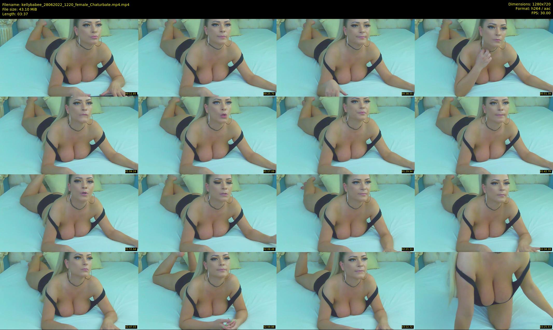 kellybabee — 4 minute Chaturbate female cam show recording, 720p, Jun 28, 2022