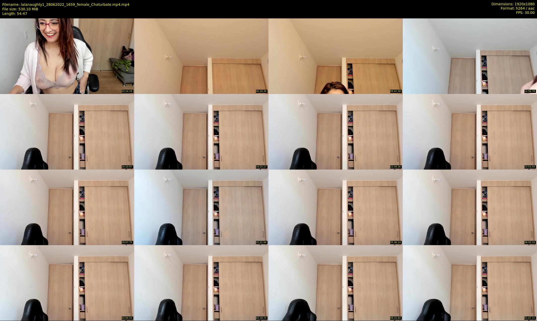 lalanaughty1 — 55 minute Chaturbate female cam show recording, 1080p, Jun 28, 2022