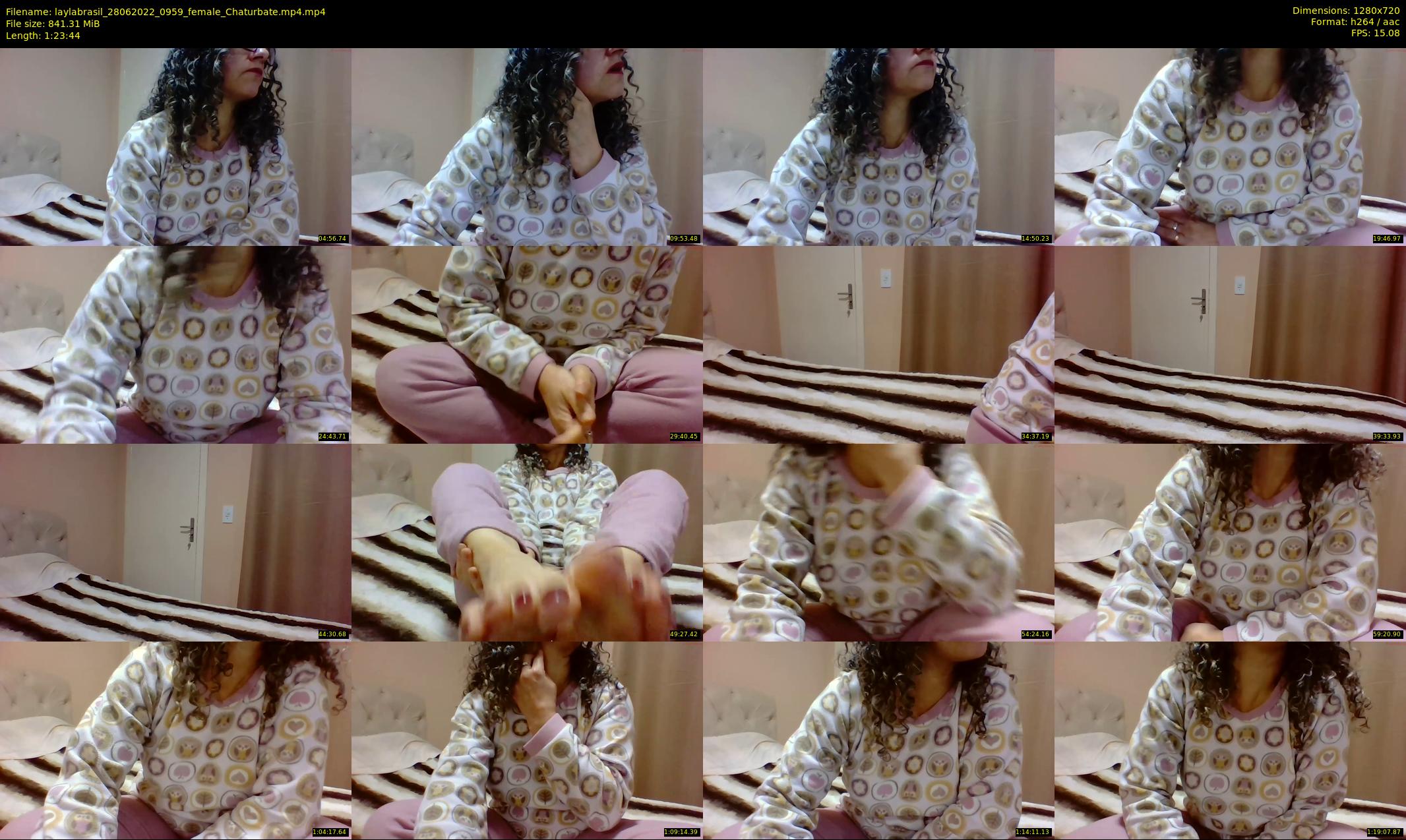 laylabrasil — 84 minute Chaturbate female cam show recording, 720p, Jun 28, 2022