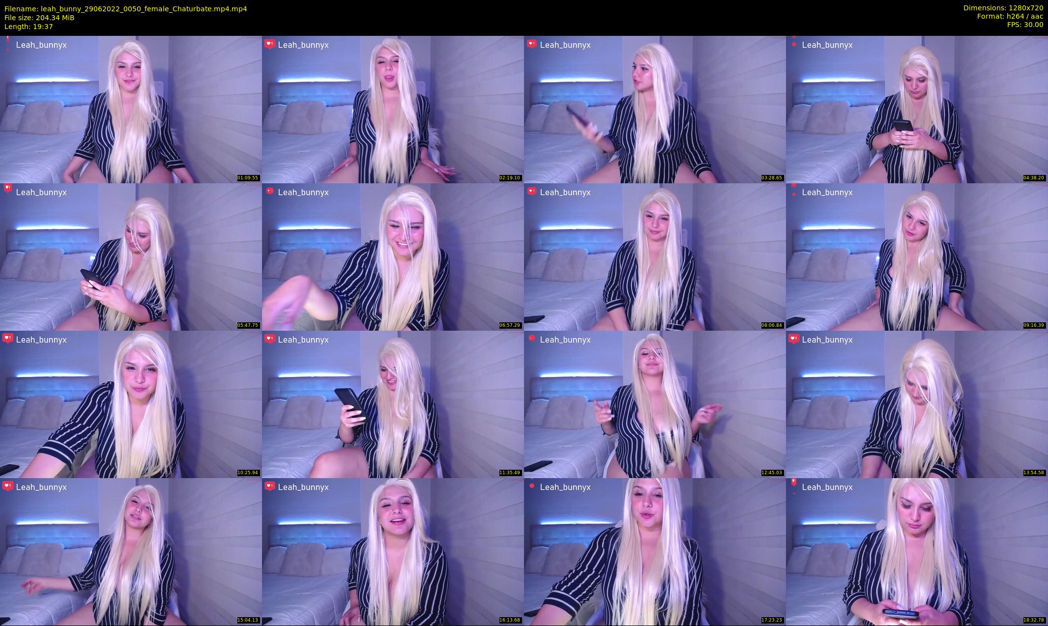 leah_bunny — 20 minute Chaturbate female cam show recording, 720p, Jun 29, 2022