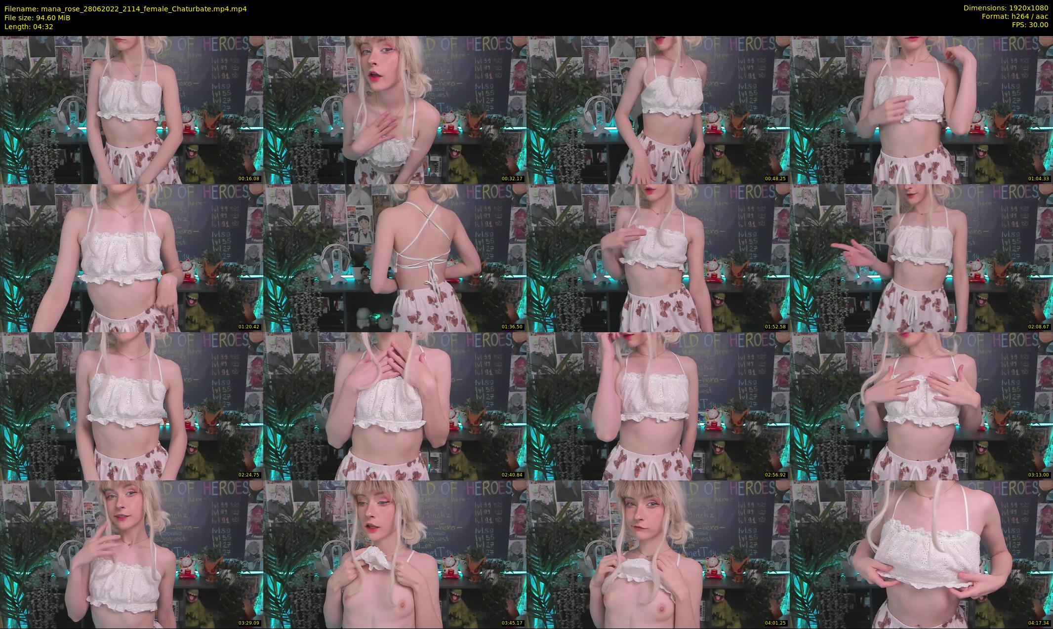 mana_rose — 5 minute Chaturbate female cam show recording, 1080p, Jun 28, 2022