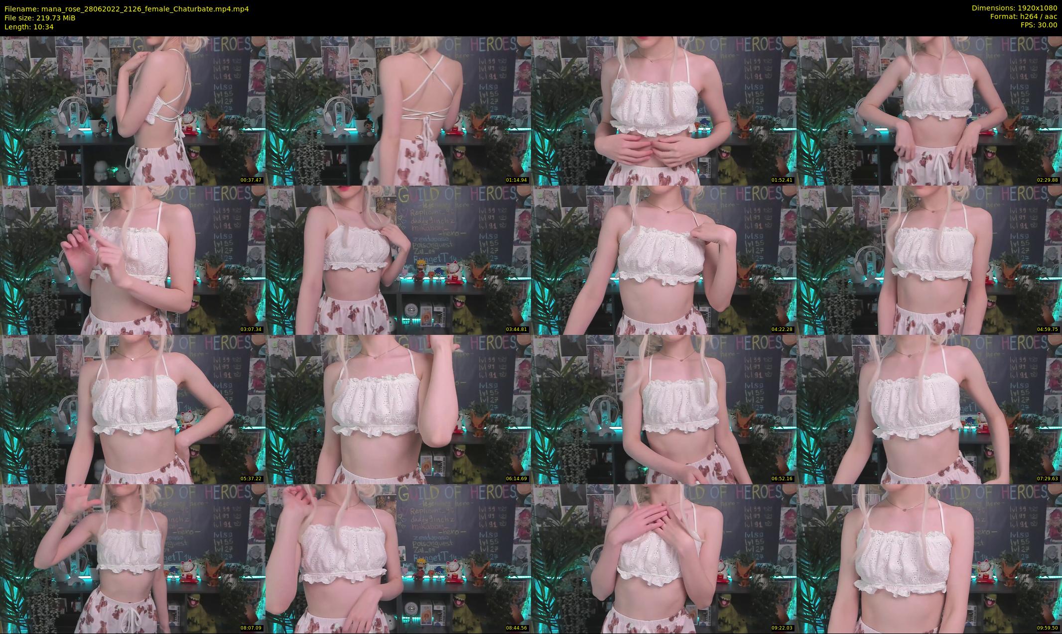 mana_rose — 11 minute Chaturbate female cam show recording, 1080p, Jun 28, 2022