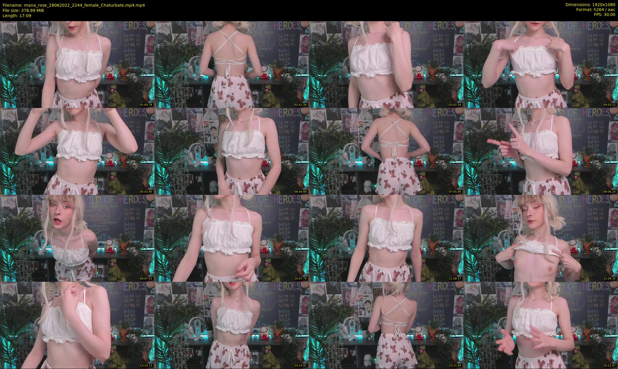 mana_rose — 18 minute Chaturbate female cam show recording, 1080p, Jun 28, 2022